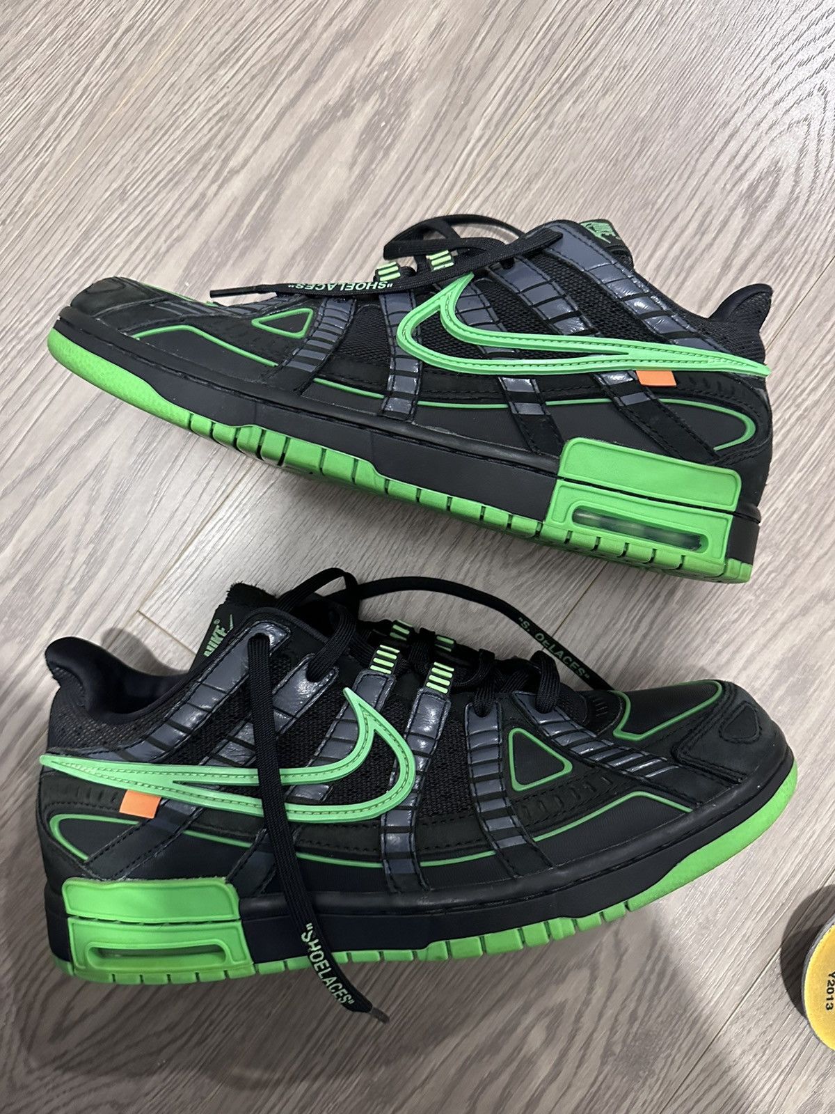 Nike × Off-White Nike Air Rubber Dunk Green-Strike Size US 11 / EU 44 - 4 Thumbnail