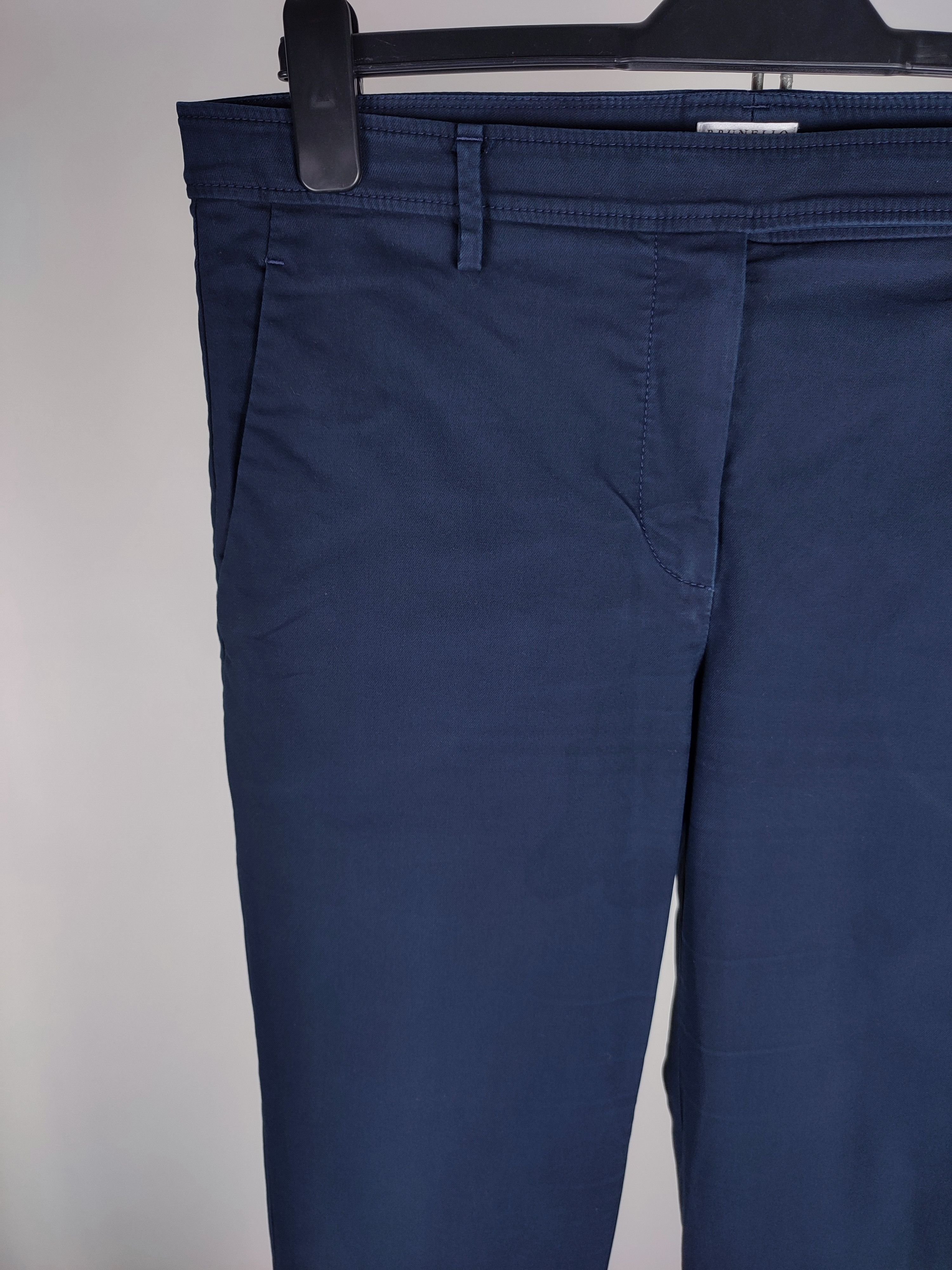 Brunello Cucinelli Brunello Cucinelli Monolithic Chain Casual Pants Size 32" / US 10 / IT 46 - 14 Thumbnail