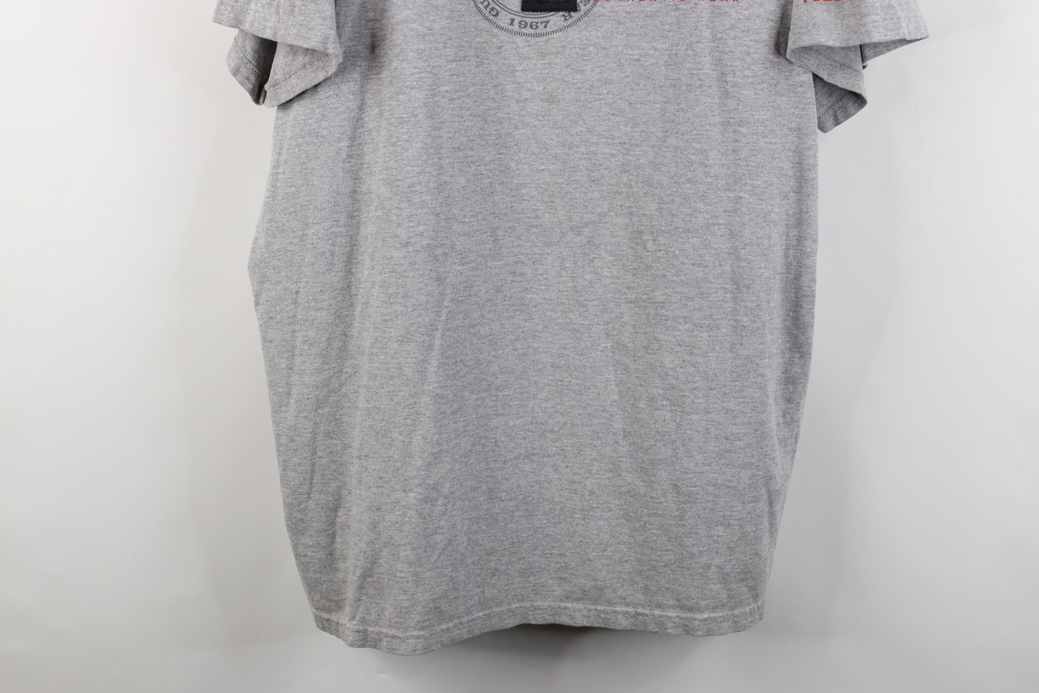 Ralph Lauren Vintage 90s Ralph Lauren Spell Out T-Shirt Heather Gray Size US XXL / EU 58 / 5 - 3 Thumbnail