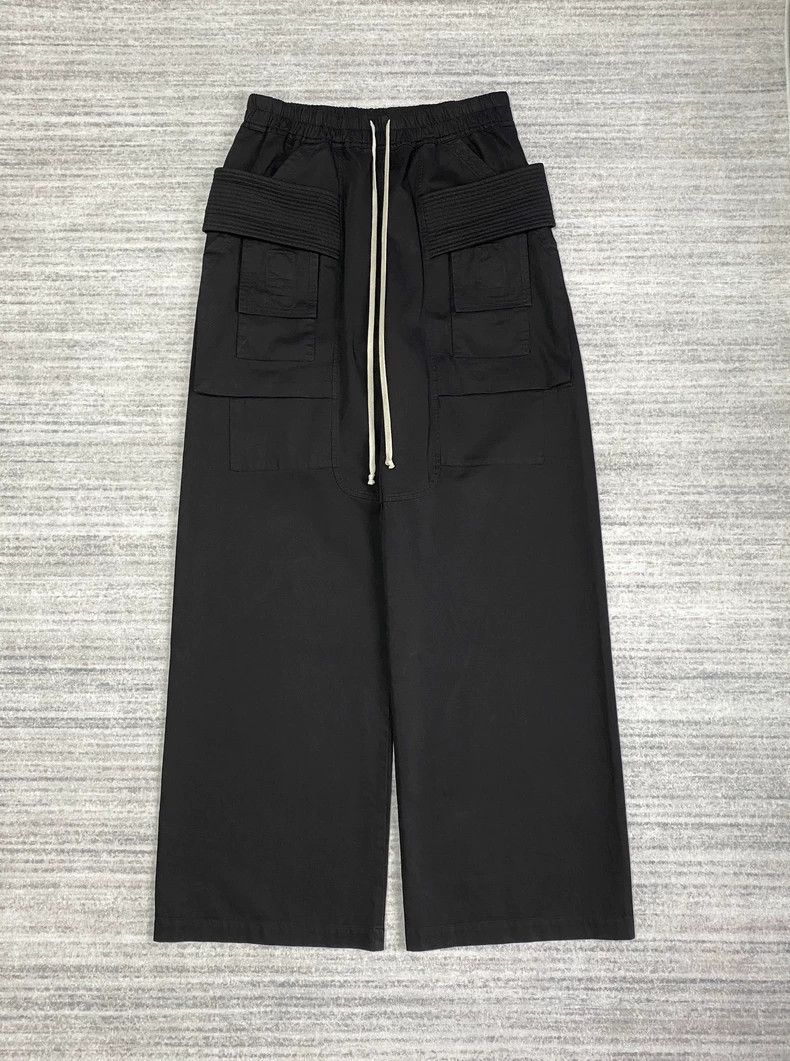Rick Owens Rick Owens size s Wide Leg Double Loop Pants RO Double Loop Size US 28 / EU 44 - 1 Thumbnail