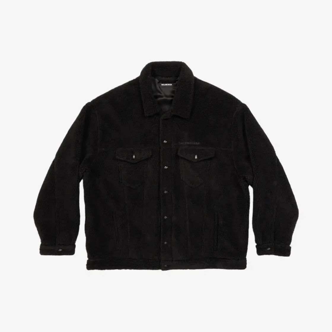 Balenciaga o1mt1gz0225 Oversized Jacket in Black Size US XXL / EU 58 / 5 - 1 Thumbnail