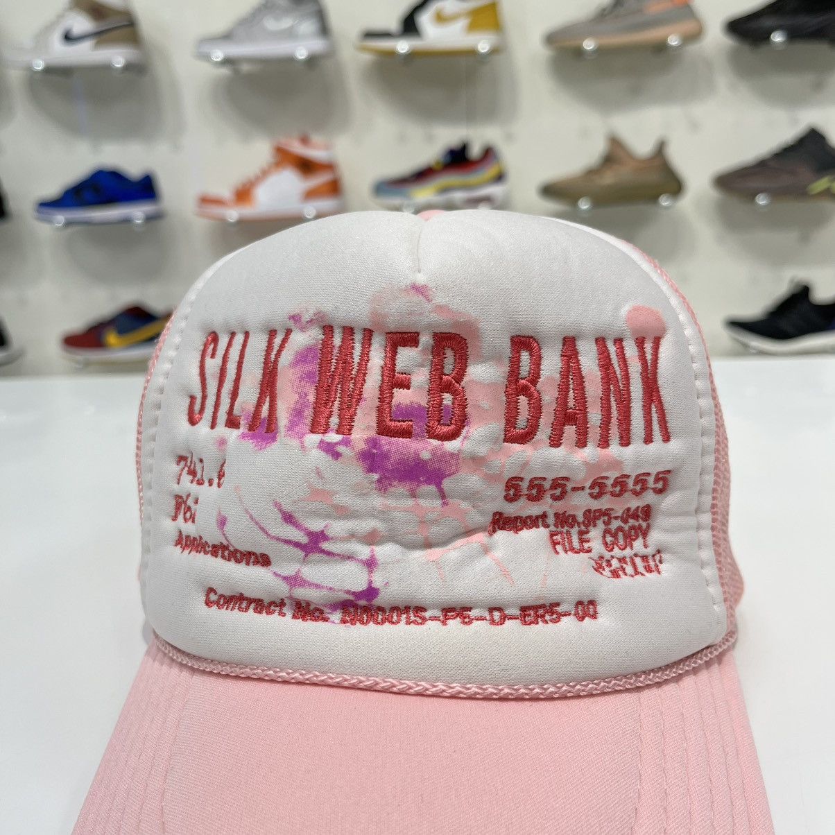 Sp5der SP5DER Trucker Cap Pink Size ONE SIZE - 5 Thumbnail