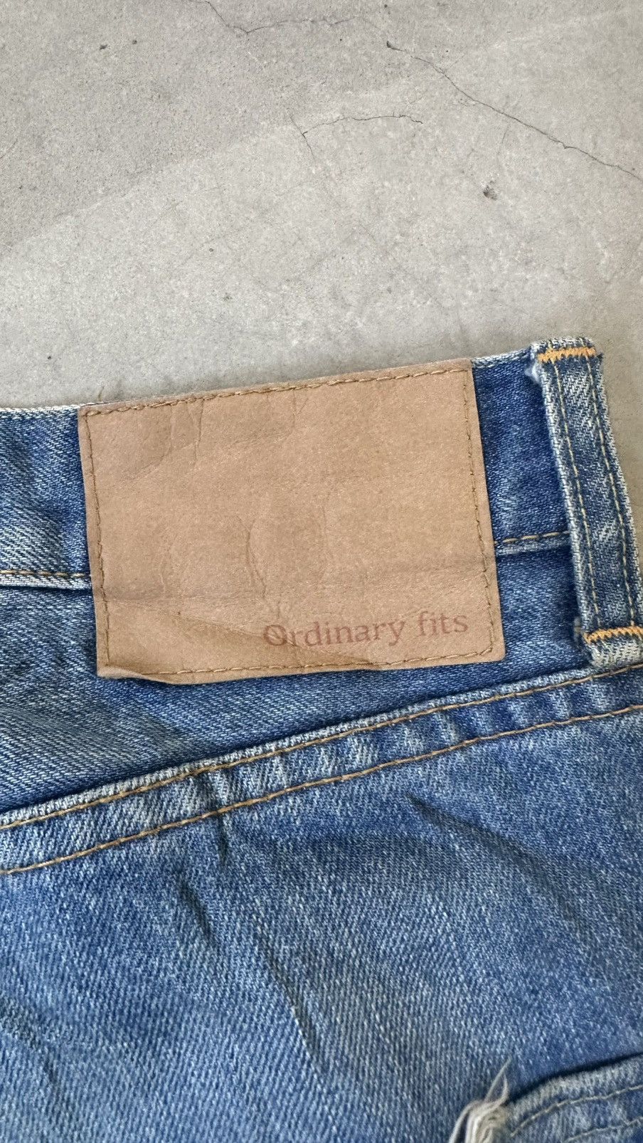 Ordinary Fits ORDINARY FITS DISTRESSED DENIM PANT Size US 38 / EU 54 - 14 Thumbnail