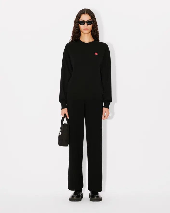 Kenzo o1s22i1n0125 Boke Flower Sweater in Black Size L / US 10 / IT 46 - 5 Thumbnail