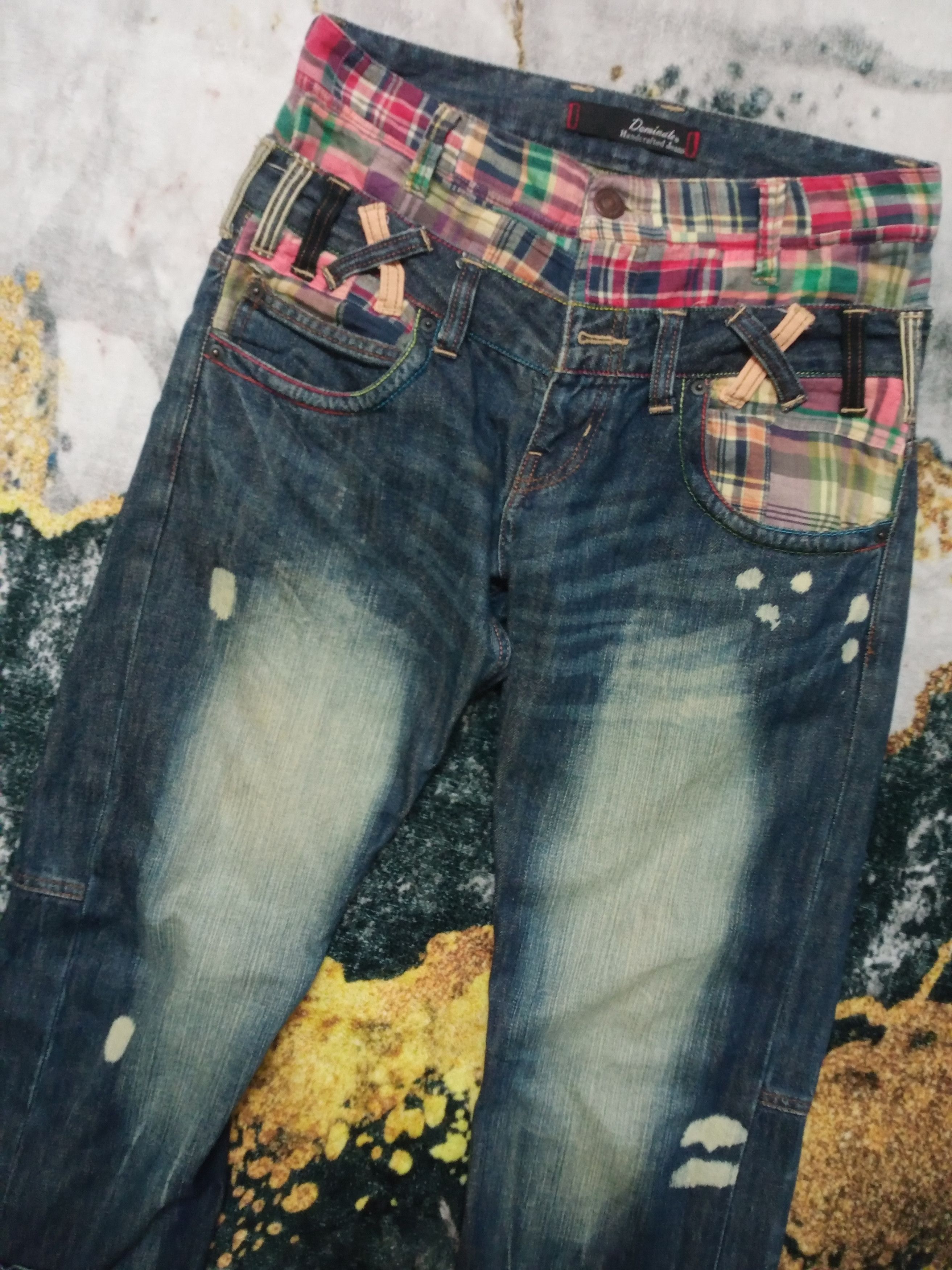 Hysteric Glamour Dominate Handcrafted Jeans Must Double Waist Denim Pants Size US 30 / EU 46 - 6 Thumbnail
