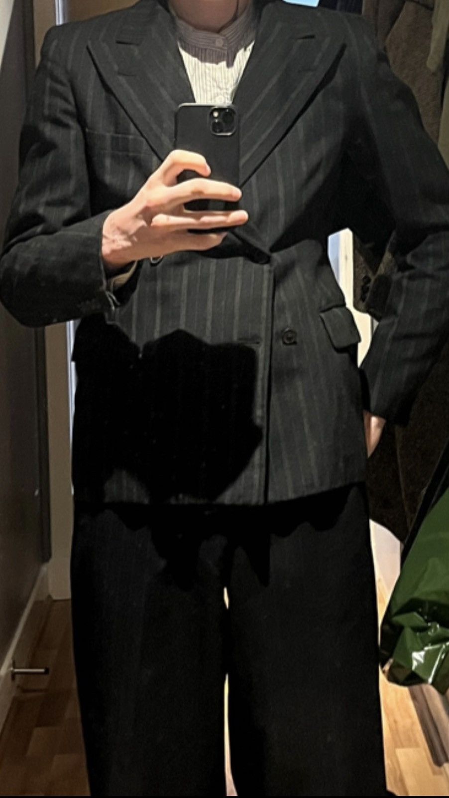 Vintage 1945 Pinstripe blazer Size 38L - 2 Thumbnail