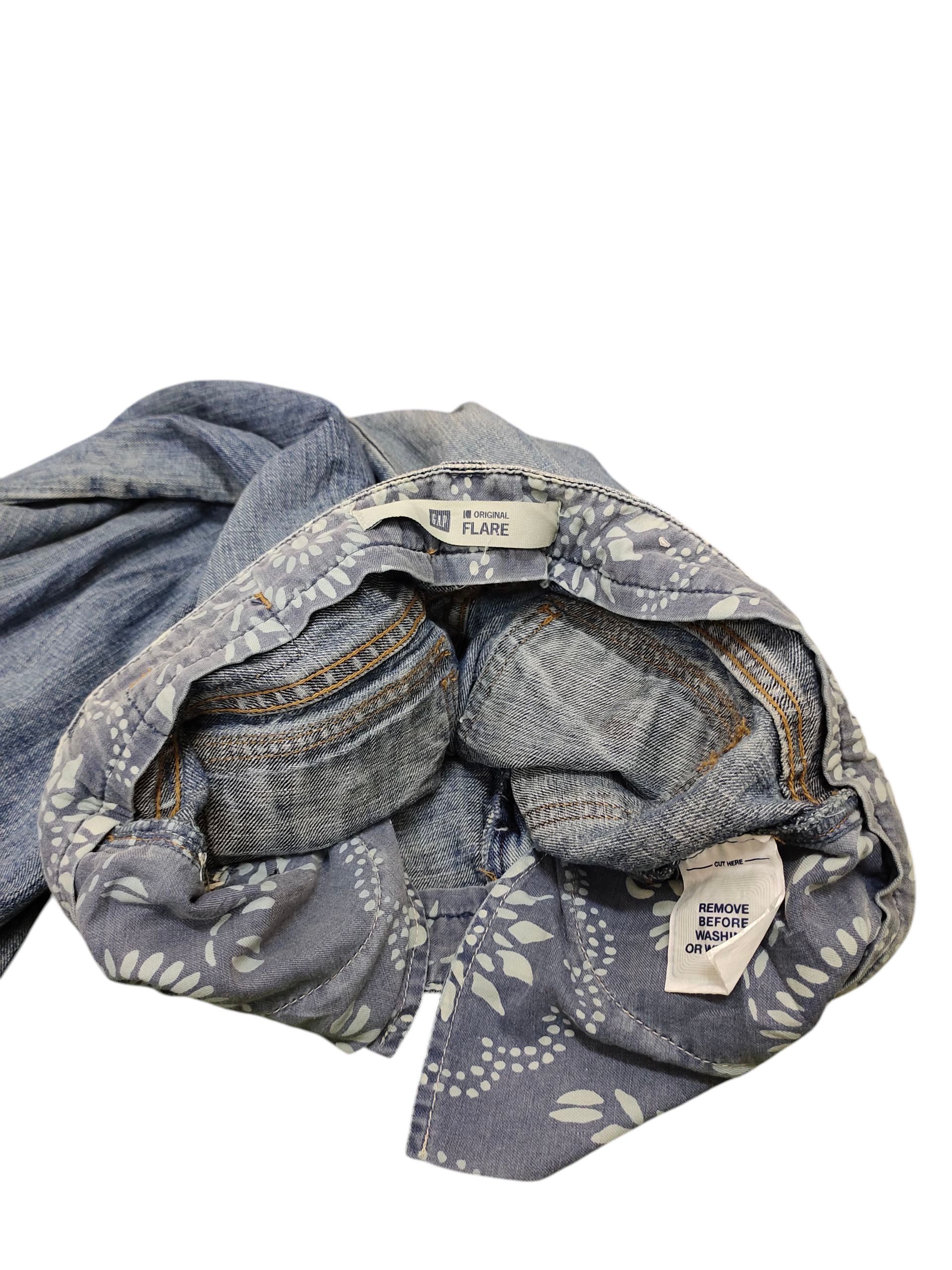If Six Was Nine Flare Jeans Gap Distress Denim Bootcut Low Rise Size US 32 / EU 48 - 12 Thumbnail