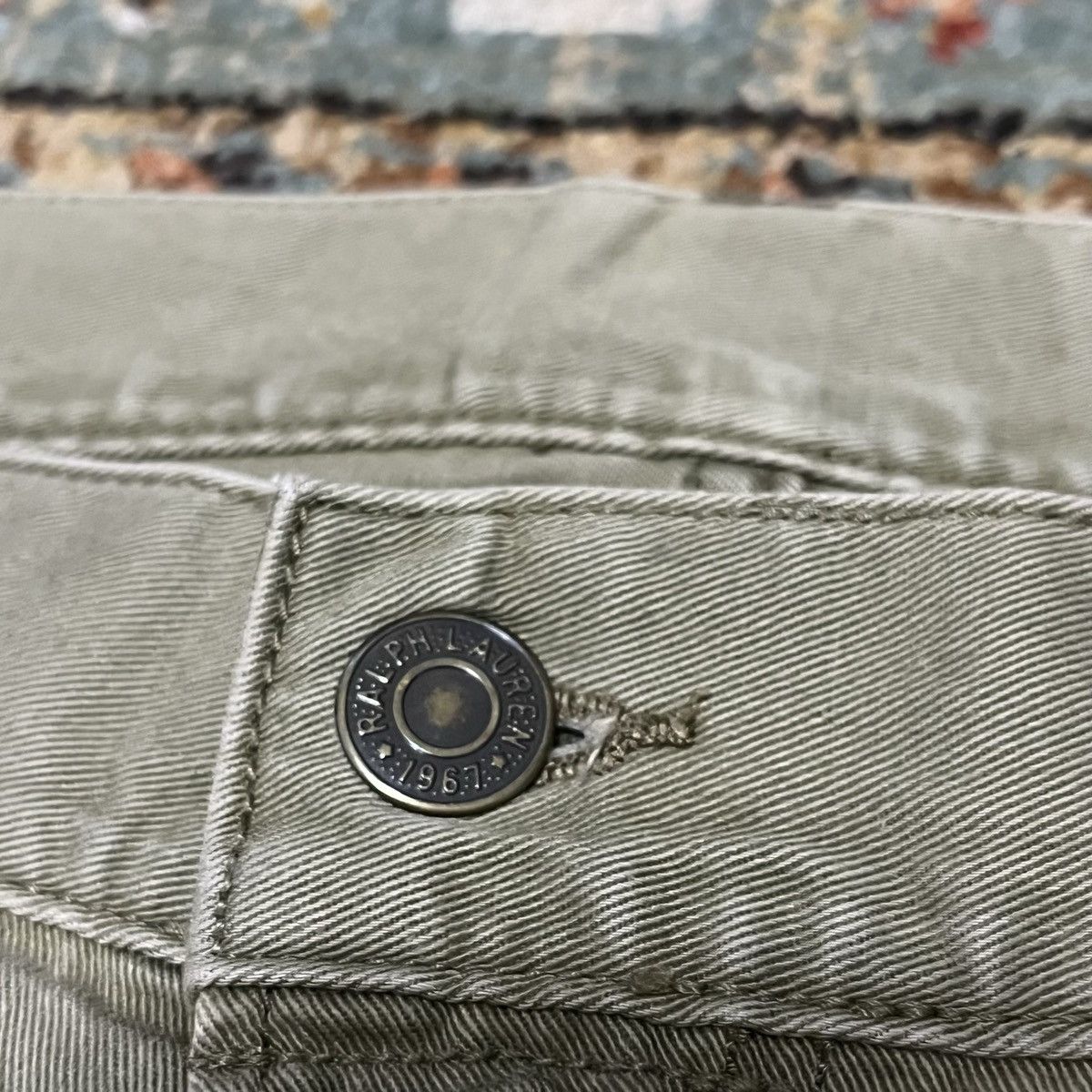 Polo Ralph Lauren × Vintage Vintage Polo Ralph Lauren Carpenter Pants Dark Sand 36x32 Size US 36 / EU 52 - 2 Thumbnail