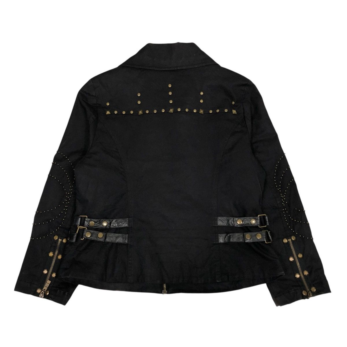 Vintage 🔥BONDAGE BIKER JACKET PUNK STYLE CHEEKY ITALY ISSEY MIYAKE Size US M / EU 48-50 / 2 - 2 Thumbnail