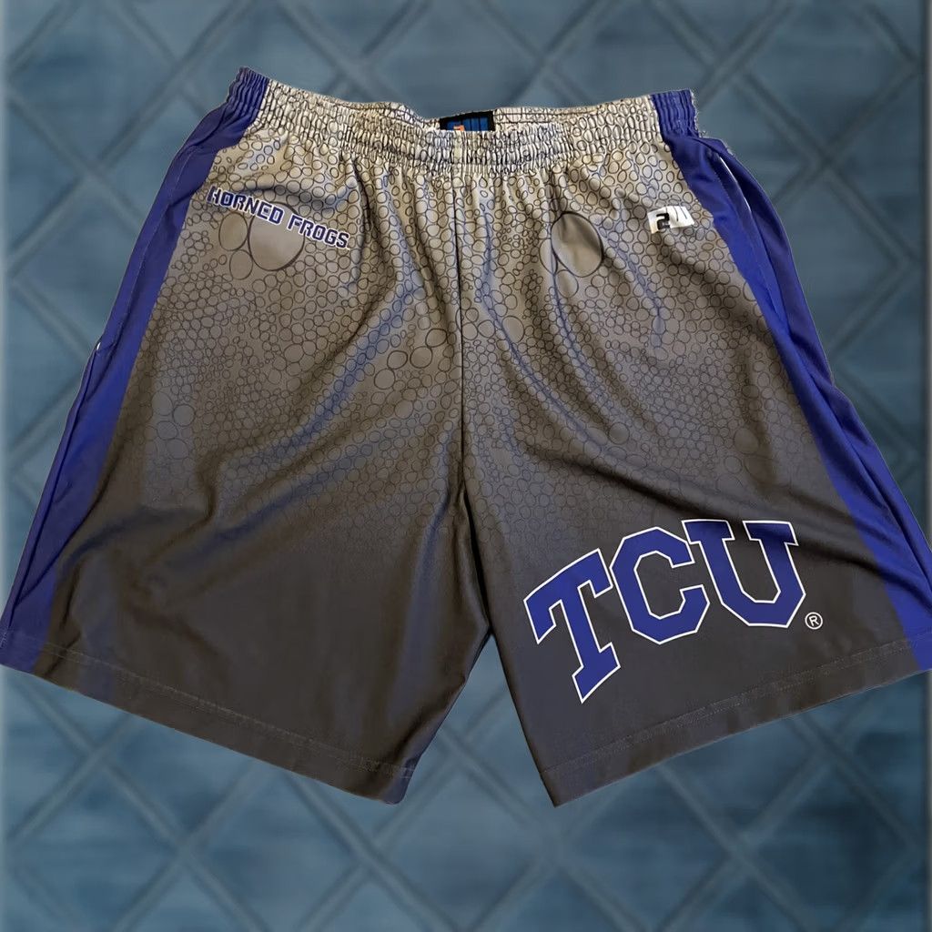 Vintage TCU Horned Frongs Fit 2 Win Lacrosse Basketball Shorts Medium Men's Size US 31 - 1 Thumbnail