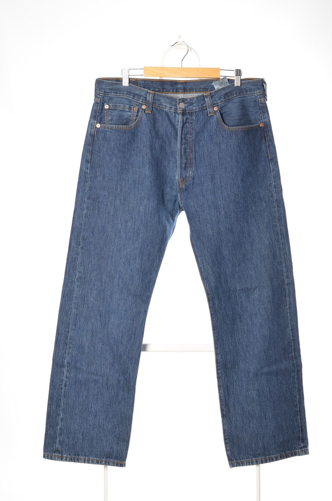 Levi's 🔥 Vintage Levi's 501 sz36 Straight Blue Denim Jeans Size US 36 / EU 52 - 3 Thumbnail