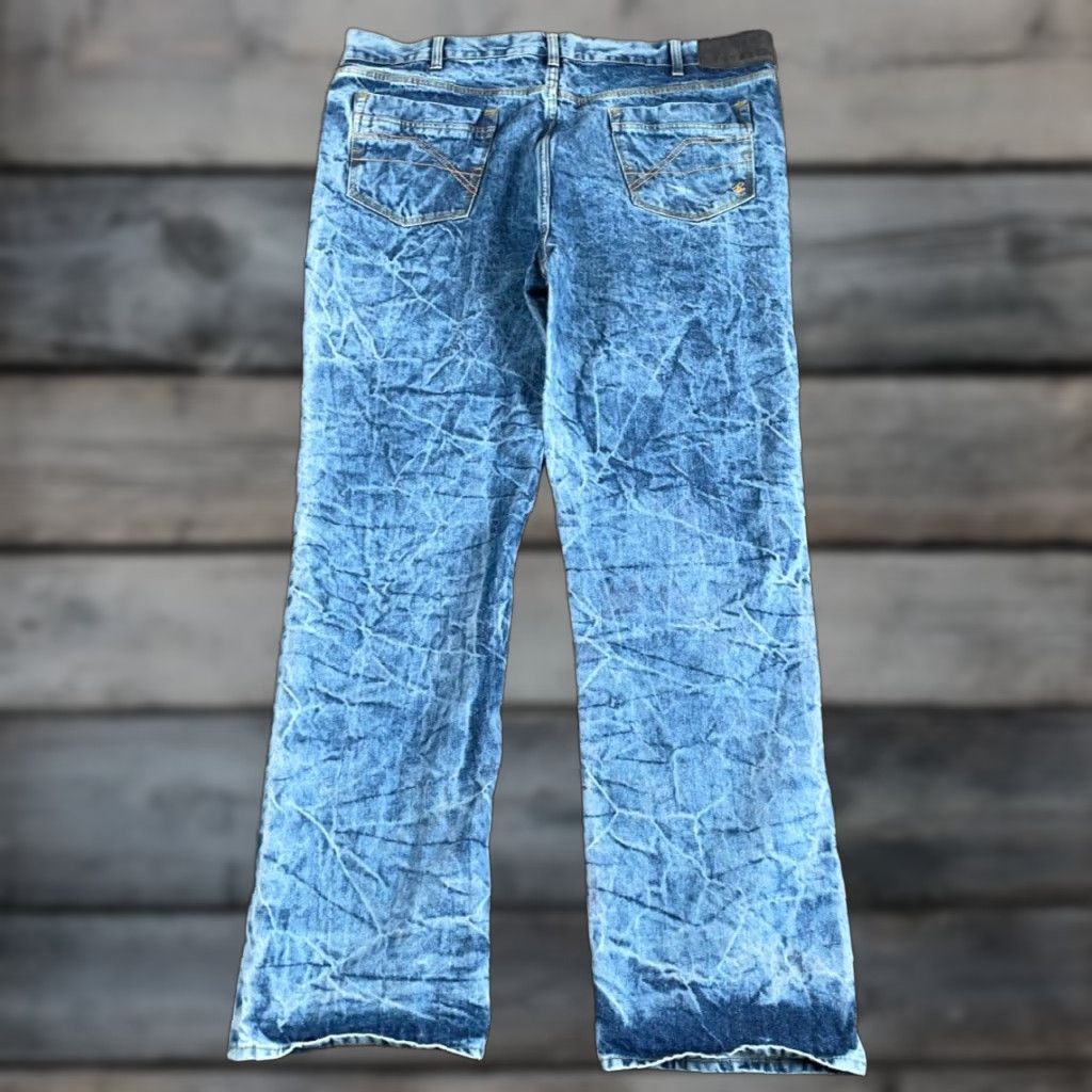 Rocawear VINTAGE Rocawear 90s Baggy Tapered Jeans Men's 44 x 36 Acid Wash Blue Denim Size US 44 / EU 60 - 1 Thumbnail