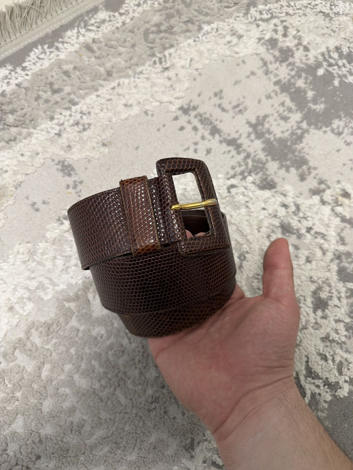 Prada Prada Belt Leather Brown Size ONE SIZE - 11 Thumbnail