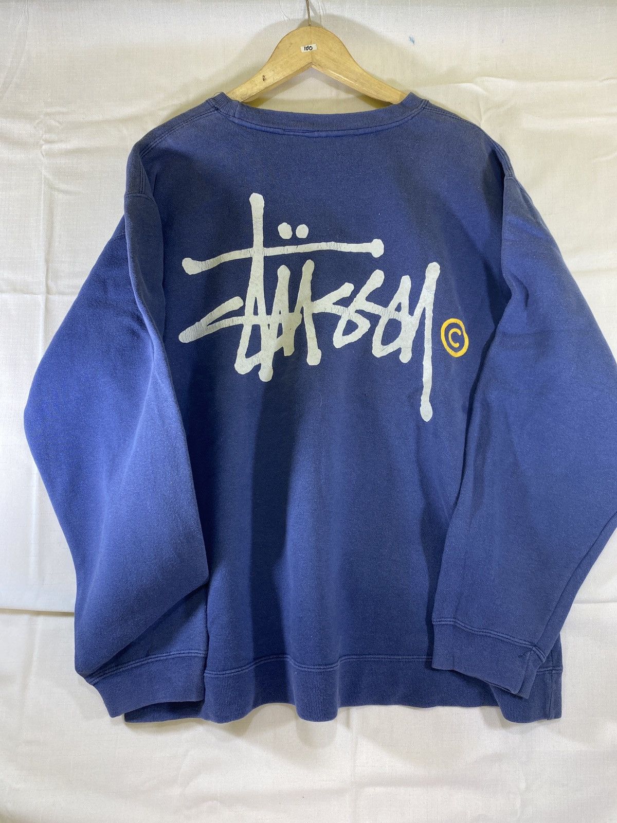 Stussy vintage signature logo crewneck Size US XL / EU 56 / 4 - 1 Thumbnail