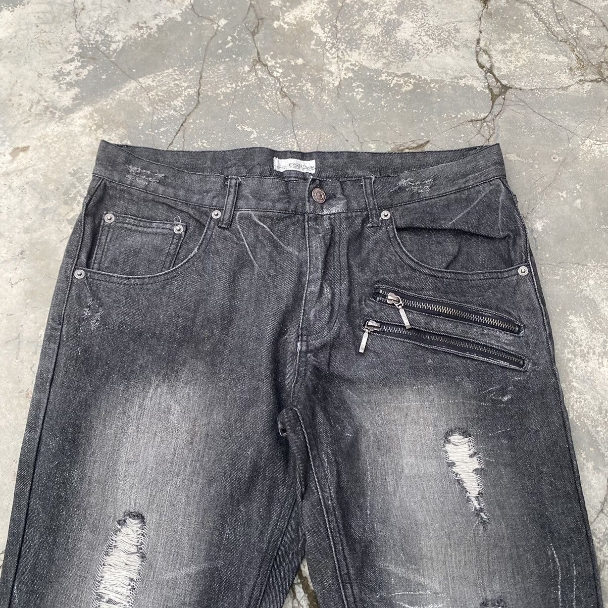 14th Addiction EVOLUTION Glitter Distressed Flare Size US 32 / EU 48 - 2 Thumbnail