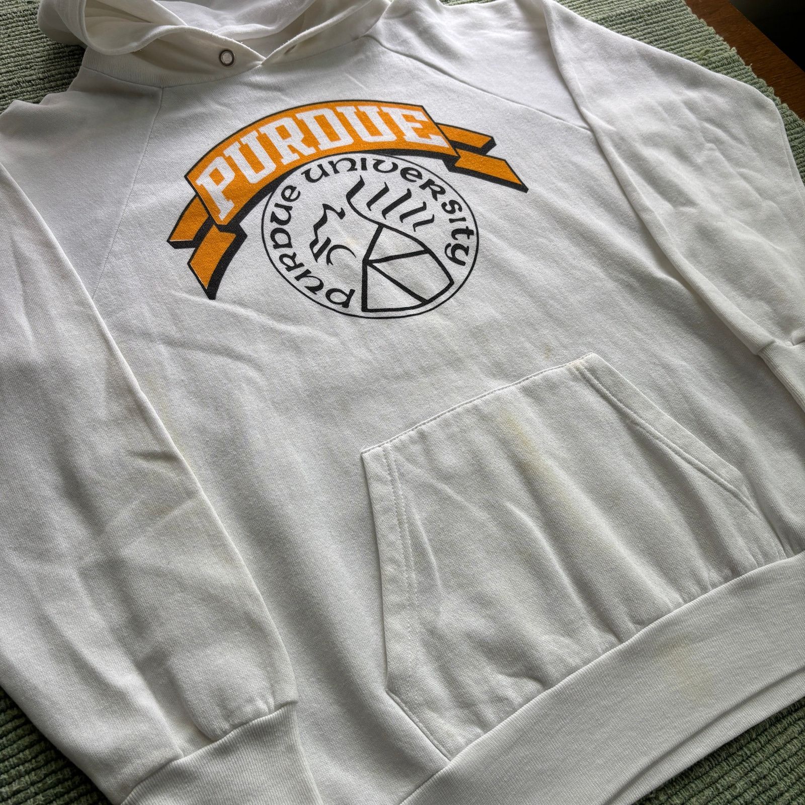Champion Vintage 80s Champion Purdue College Hoodie Sz L/XL Size US L / EU 52-54 / 3 - 4 Thumbnail
