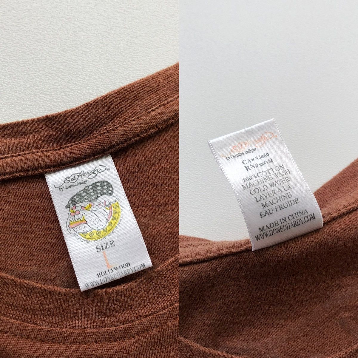 Ed Hardy Ed Hardy by Christian Audigier Skull Logo Vintage T-Shirt Size US M / EU 48-50 / 2 - 9 Thumbnail