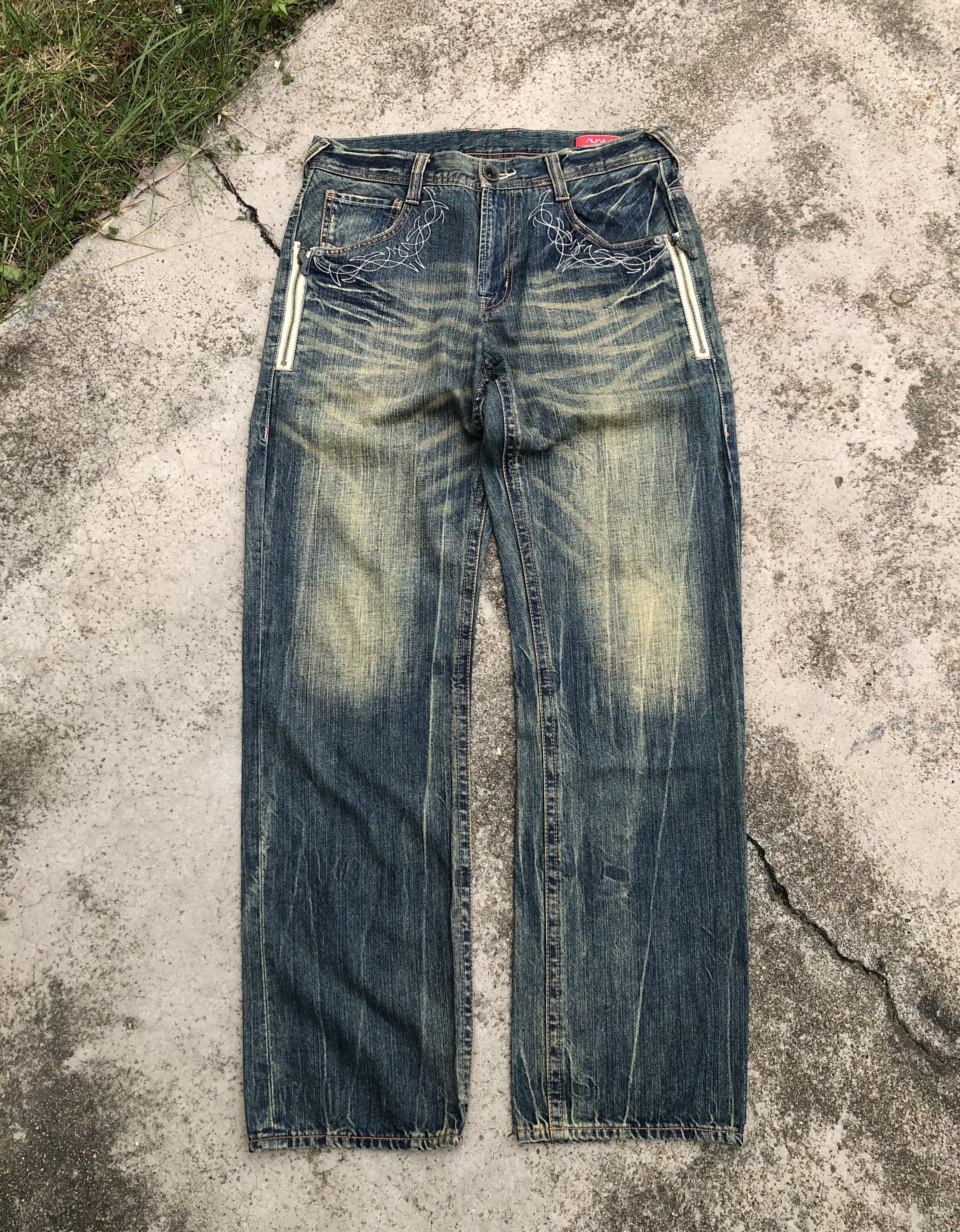 Japanese Brand RUSTY BLUE AVAIL JEANS Size US 32 / EU 48 - 2 Thumbnail