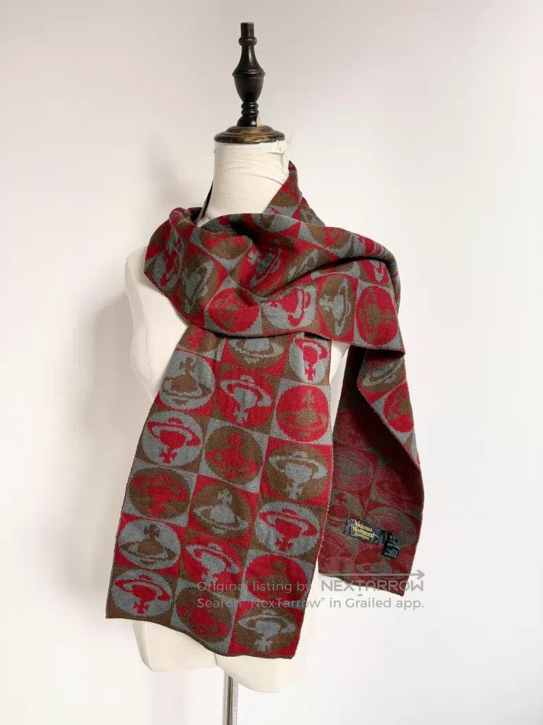 Vivienne Westwood Vivienne Westwood Vintage Green Brown and Red Printed Big Size ONE SIZE - 3 Thumbnail