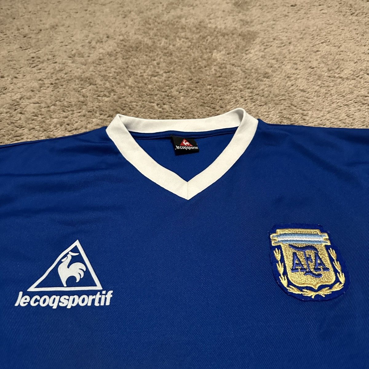 Vintage Vintage Argentina Soccer Jersey 80s Size US XXL / EU 58 / 5 - 3 Thumbnail