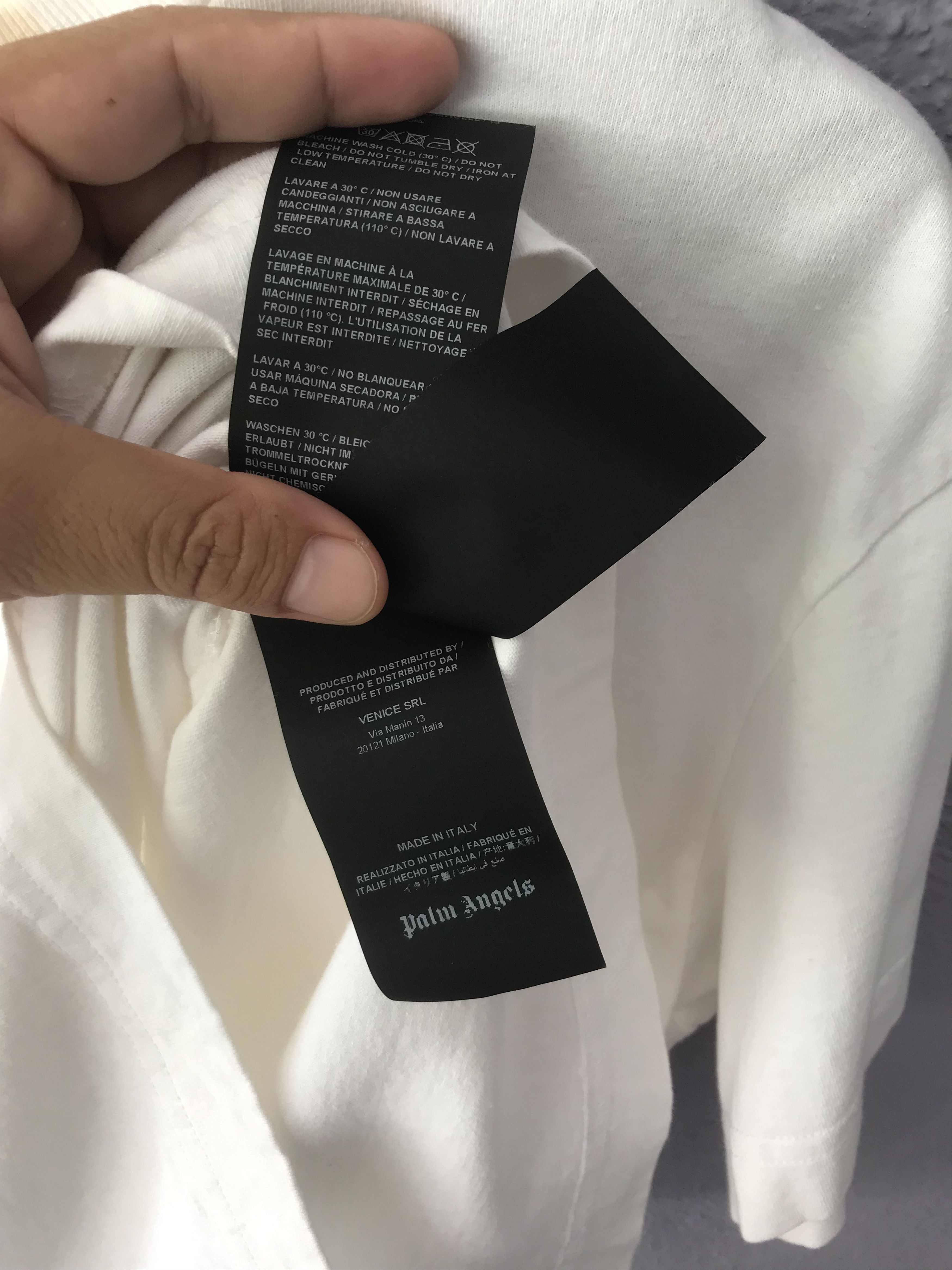 Palm Angels Palm Angels White T Shirt Size S Size US S / EU 44-46 / 1 - 5 Thumbnail