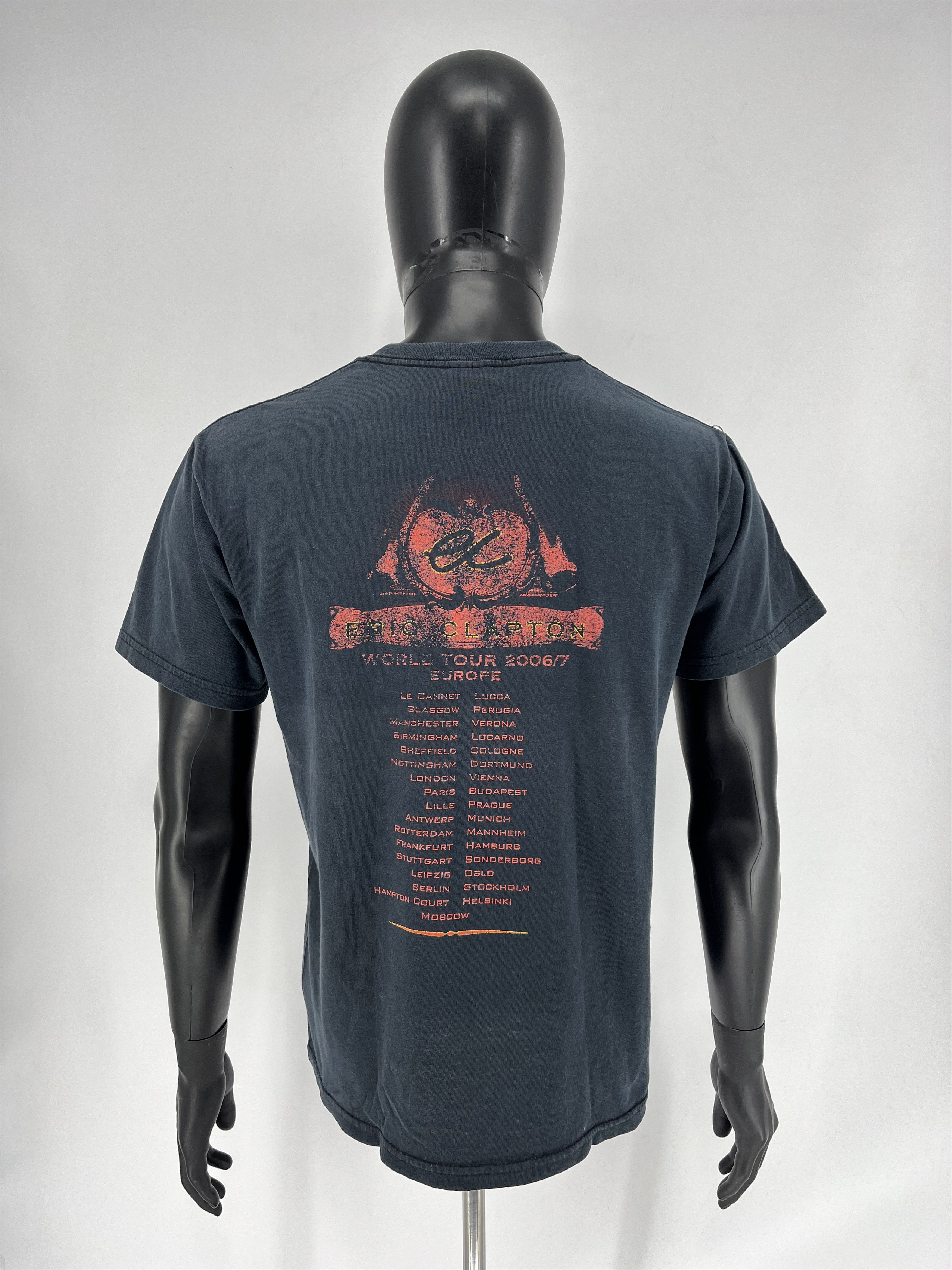 Band Tees Eric Clapton World Tour 2006/07 Europe T-shirt Size US L / EU 52-54 / 3 - 11 Thumbnail