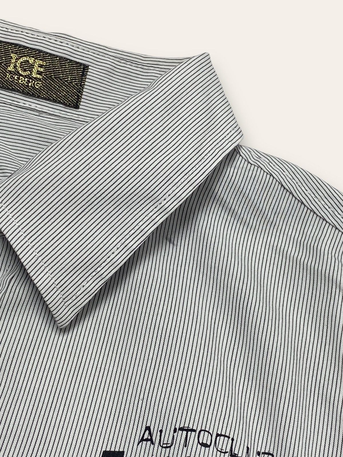 Iceberg 90s Vintage ICE ICEBERG HERBIE Legendary Car Grey Button Up Size US M / EU 48-50 / 2 - 8 Thumbnail