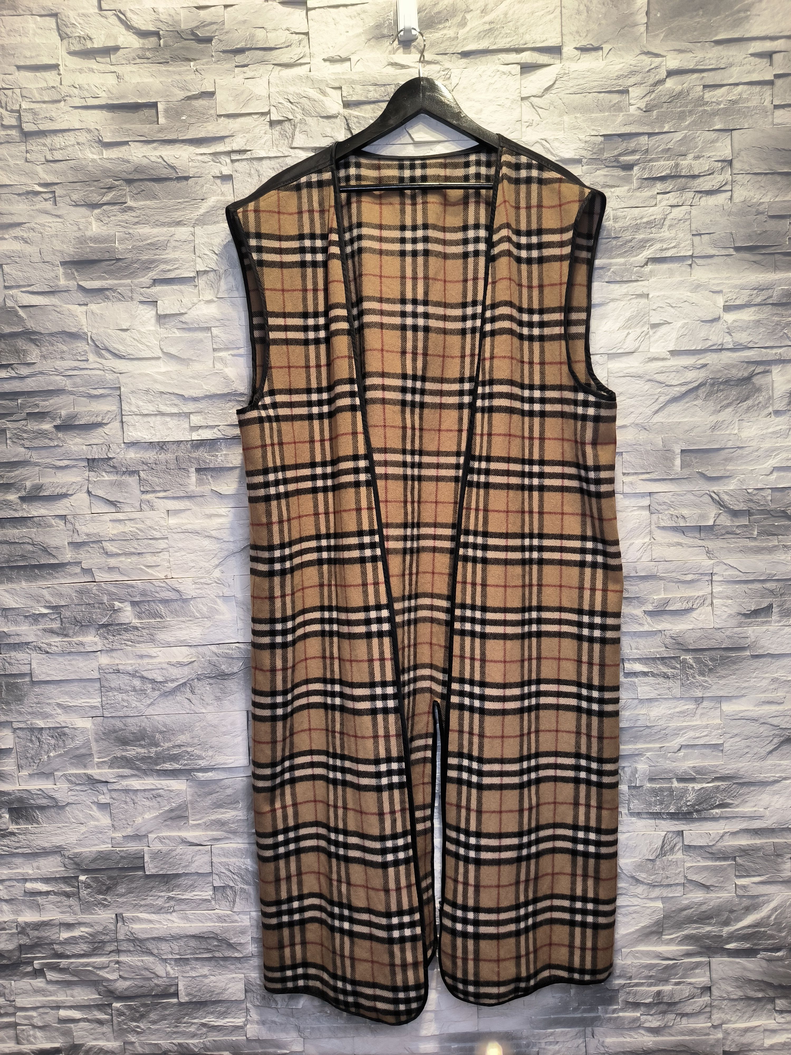Burberry × Vintage Burberrys Nova Check Lining Coat Vintage 90s Wool Size US XL / EU 56 / 4 - 1 Thumbnail