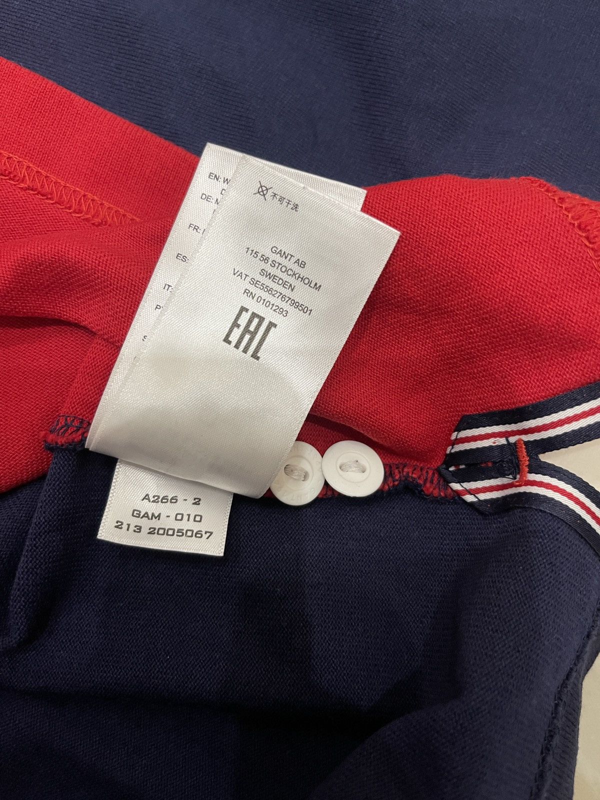 Gant Vintage Gant long sleeve polo T-shirt big size Y2K Size US XXL / EU 58 / 5 - 13 Thumbnail