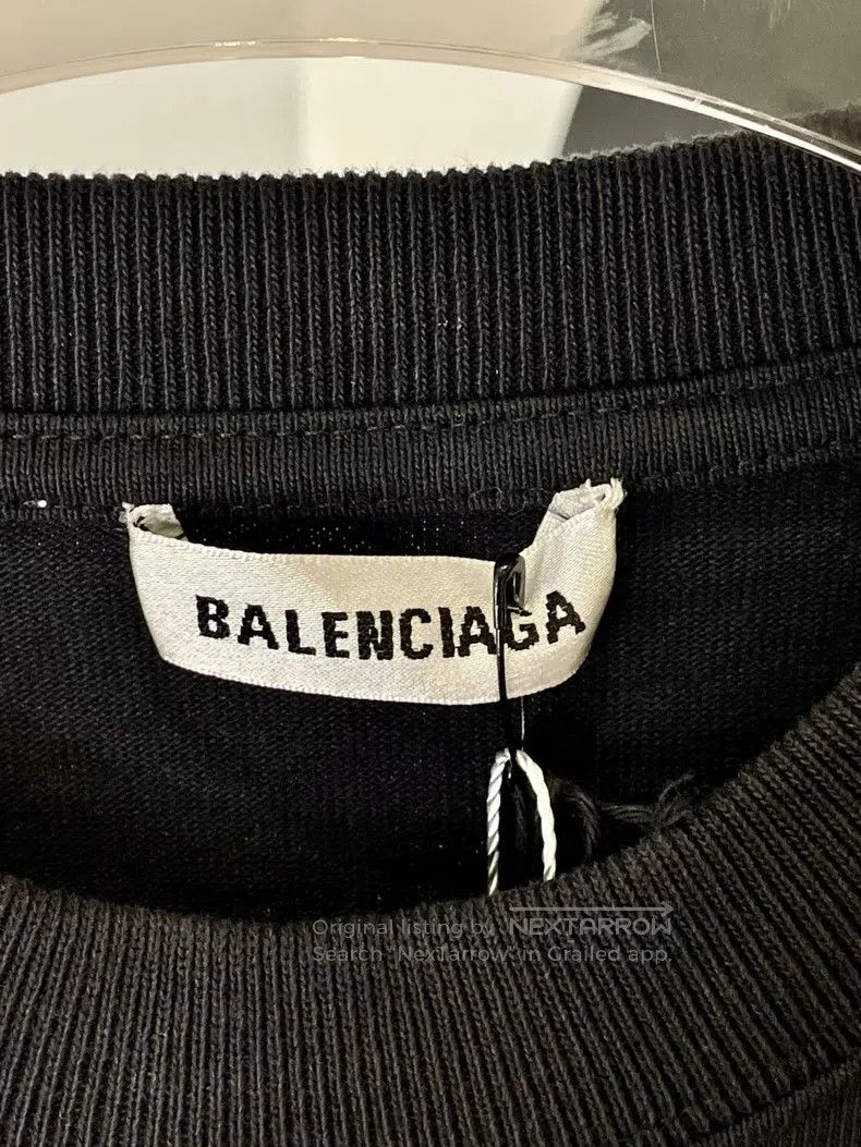Balenciaga Balenciaga Capital X print loose fit black short sleeve T- Size US S / EU 44-46 / 1 - 4 Thumbnail