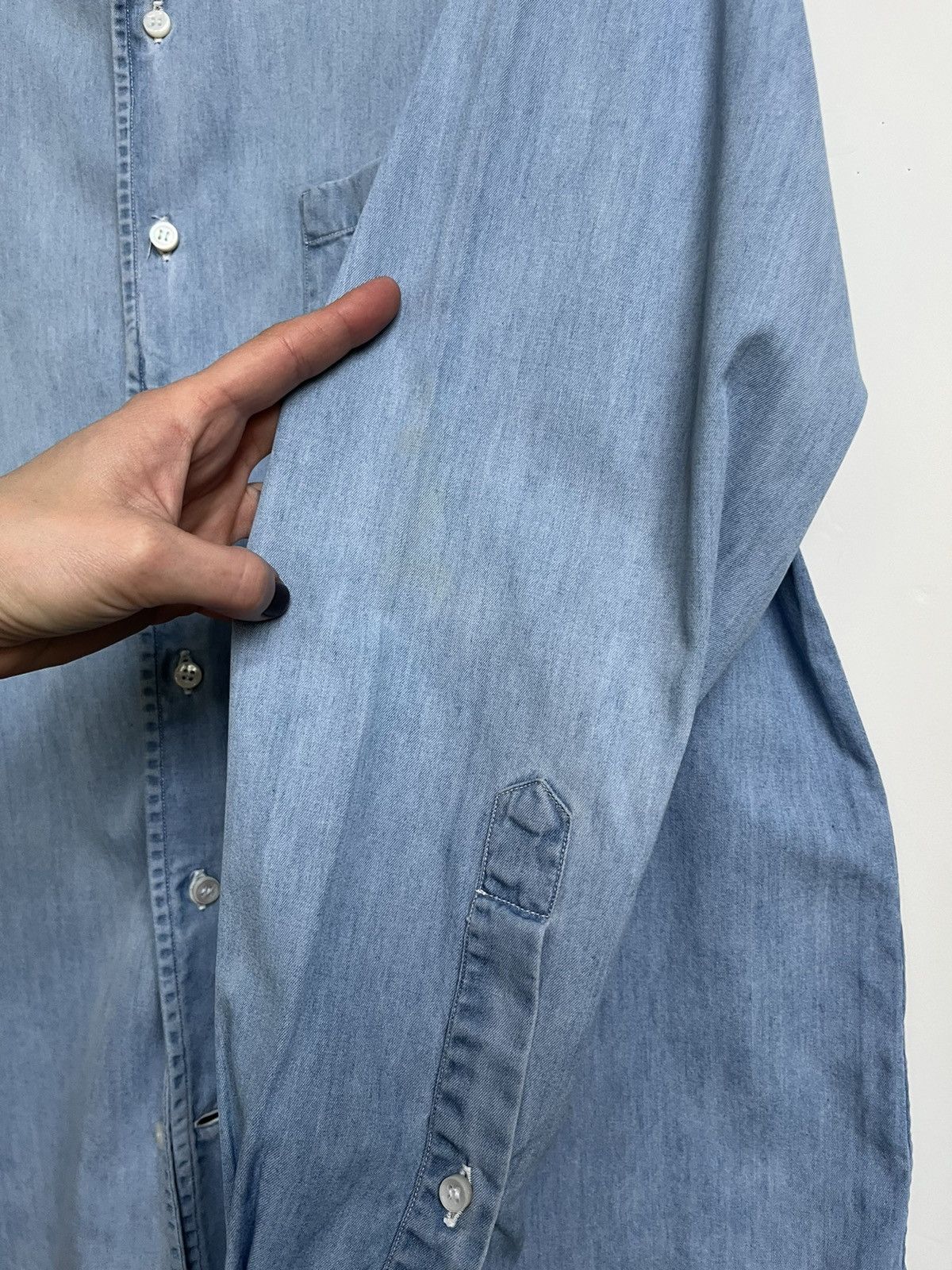 Loro Piana Casual Denim Shirt Size US XS / EU 42 / 0 - 7 Thumbnail