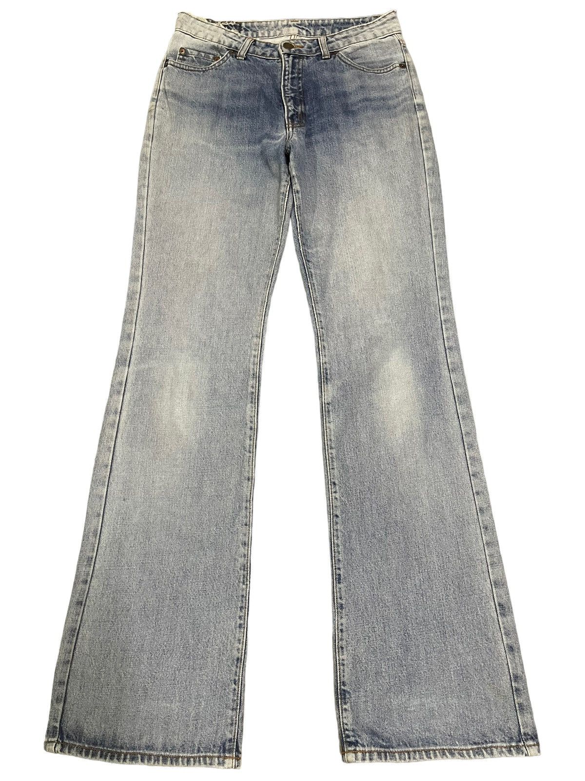 If Six Was Nine Vintage Japanese Brand Blue Wash Flare Jeans Size US 30 / EU 46 - 1 Thumbnail