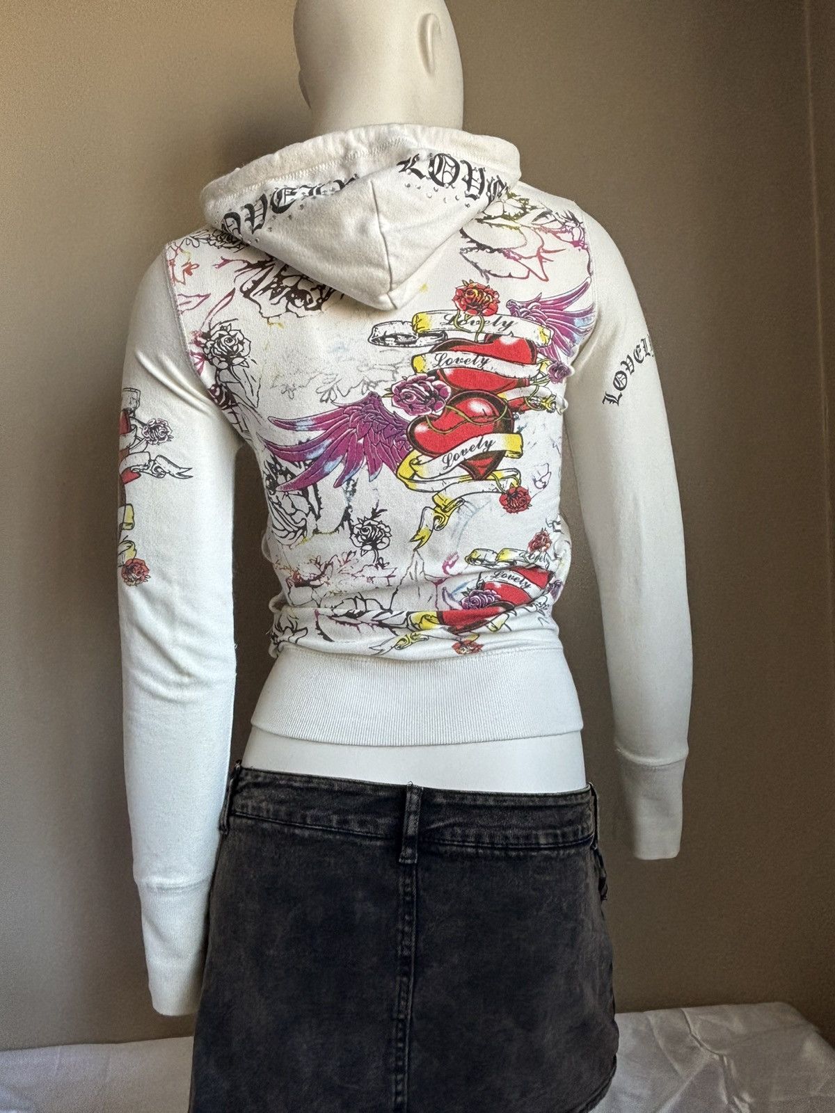 Ed Hardy Cool full tattoo printed zip hoodie Ed Hardy Japanese style Size US XS / EU 42 / 0 - 2 Thumbnail