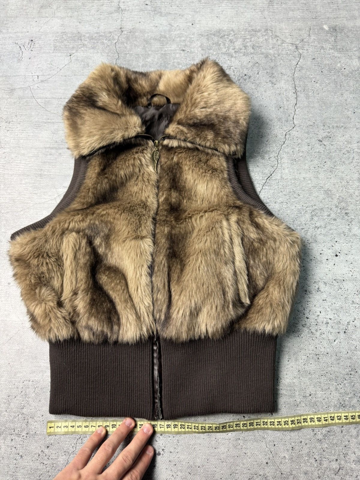 If Six Was Nine Y2K Vintage Faux Fur Vest Hysteric Glamour Style Size S / US 4 / IT 40 - 7 Thumbnail
