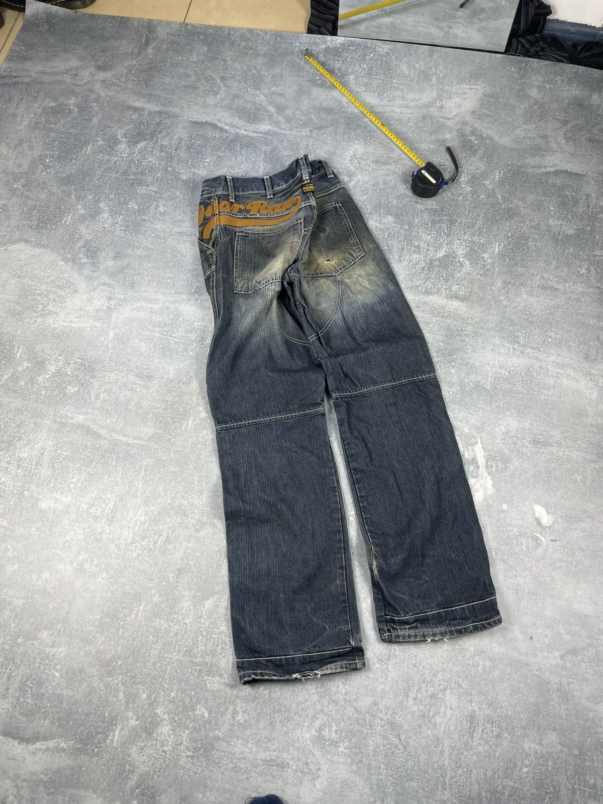 G-Star Vintage distressed BIG LOGO G Star Raw denim jeans Size US 30 / EU 46 - 1 Thumbnail