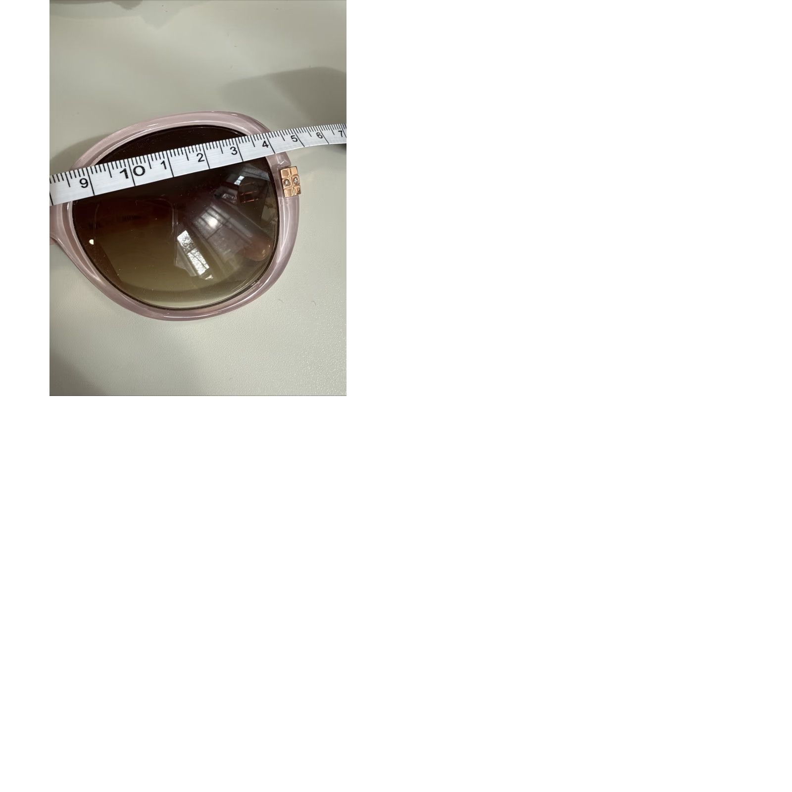 Kenneth Jay Lane VINTAGE Kenneth Jay Lane KJL-41238 Blush Retro Sunglasses Jackie O Pink Bling Sunglasses Unisex Adult Pink Brown Gradient Glam Rock Size ONE SIZE - 10 Thumbnail