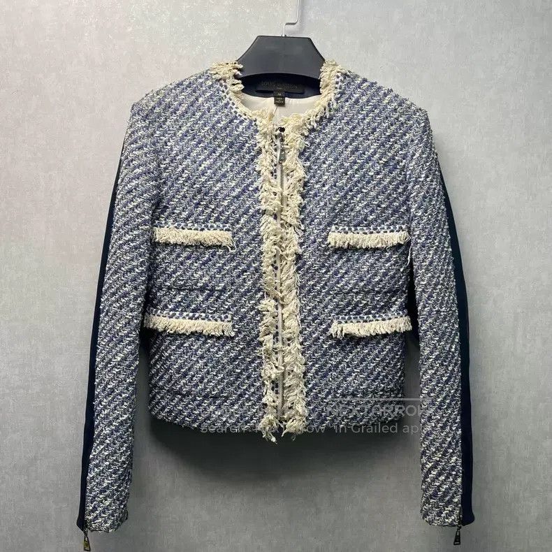 Louis Vuitton Louis Vuitton Shearling Tweed Jacket Size XS / US 0-2 / IT 36-38 - 1 Thumbnail