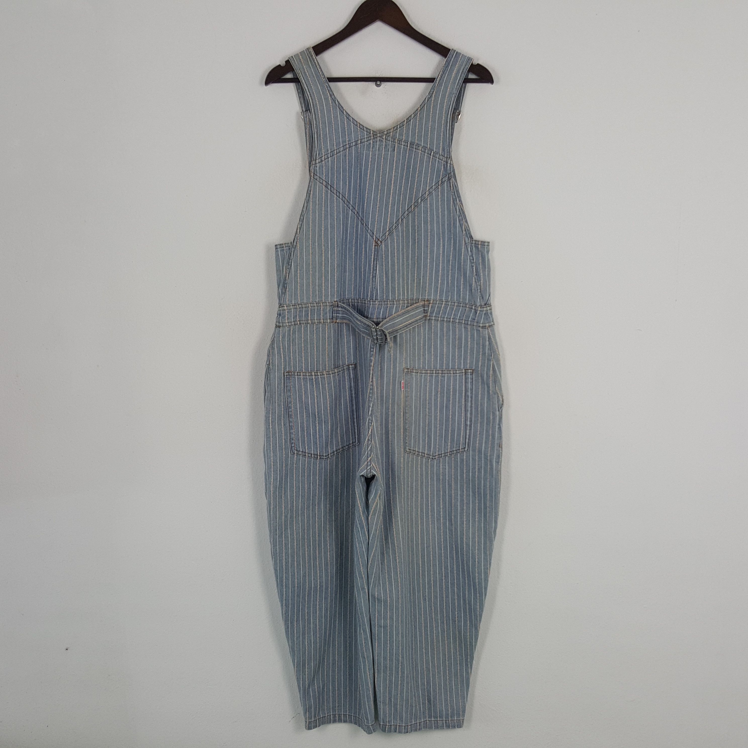 Issey Miyake × Ne-Net × Vintage Vintage Ne-net by Issey Miyake Striped Overall Jacket Size US 38 / EU 54 - 4 Thumbnail