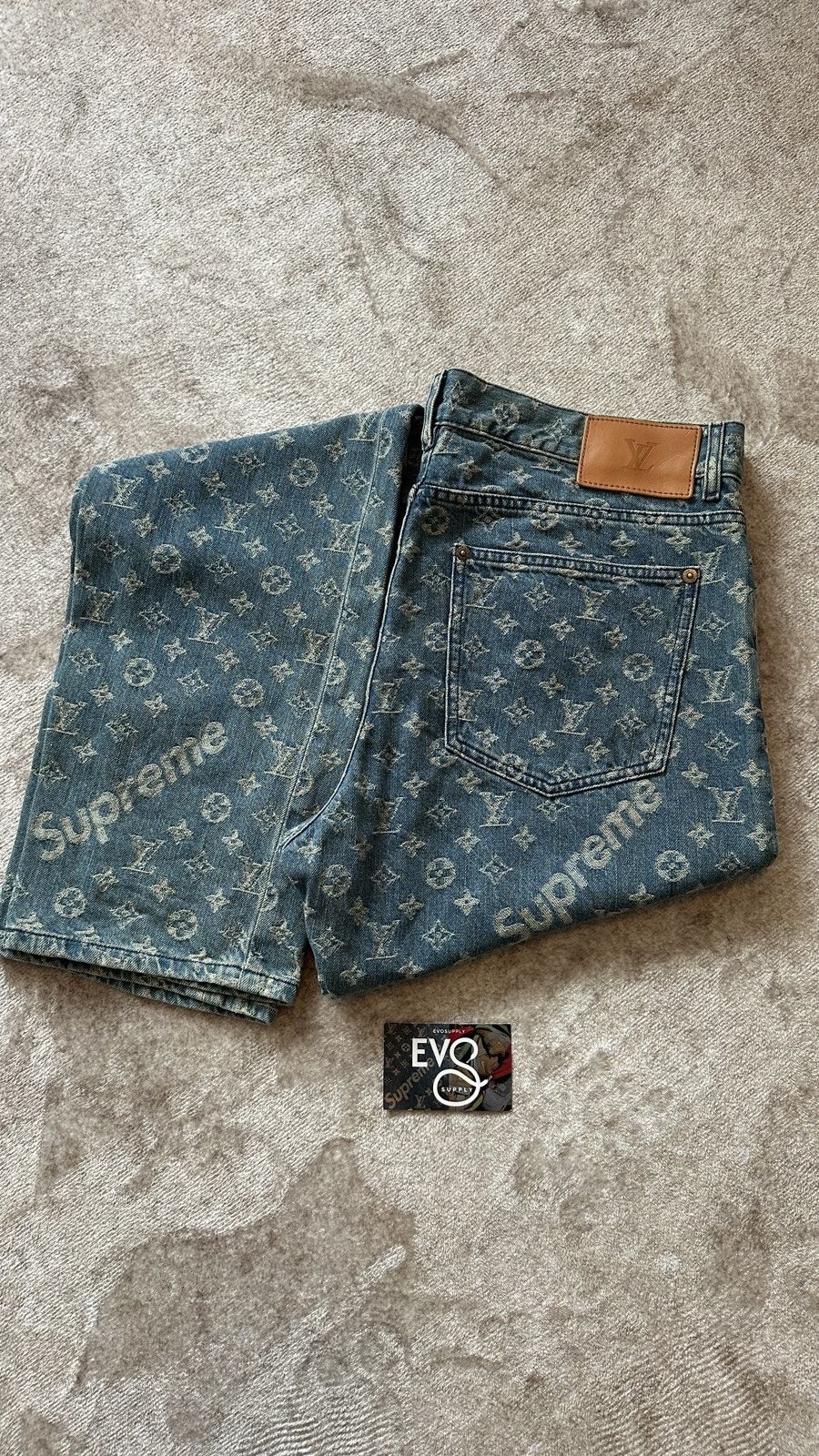 Louis Vuitton × Supreme Louis Vuitton x Supreme Jacquard Denim