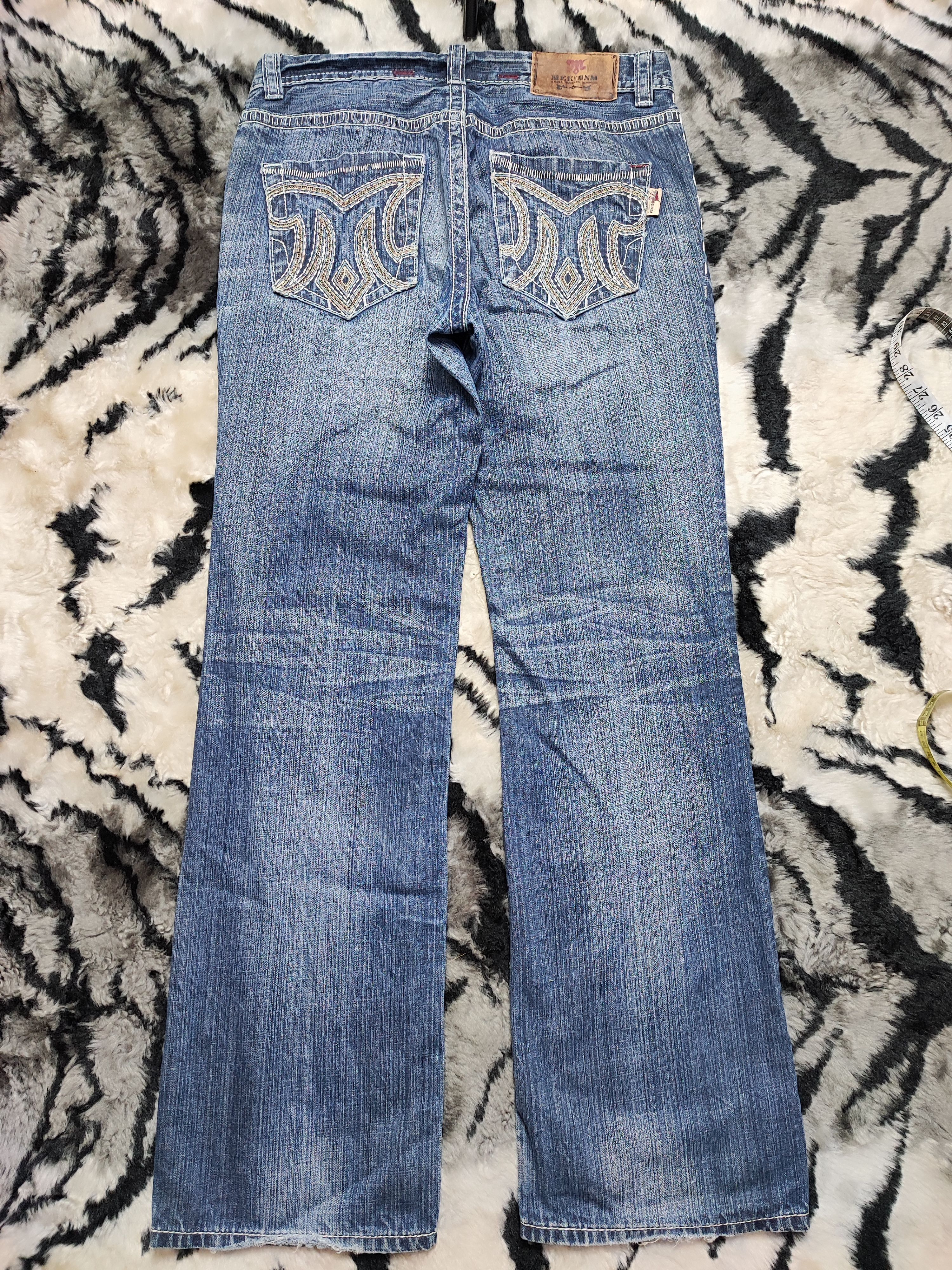 Mek Denim × Vintage Mek Denim USA Dagger Hearts Denim Pant Size US 32 / EU 48 - 12 Thumbnail