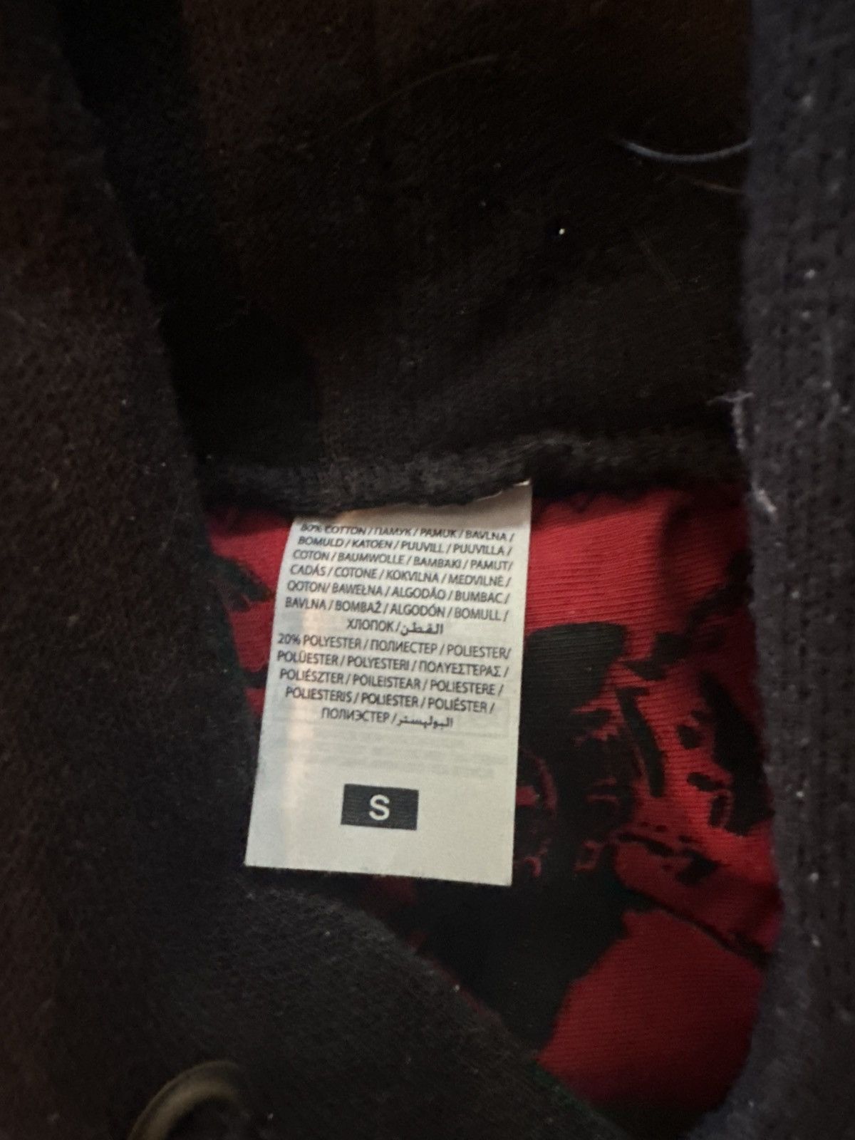 Designer Draconoire / Noir “ Cold Hearts ” Hoodie 1 of 1 * Rare * Size US S / EU 44-46 / 1 - 3 Thumbnail