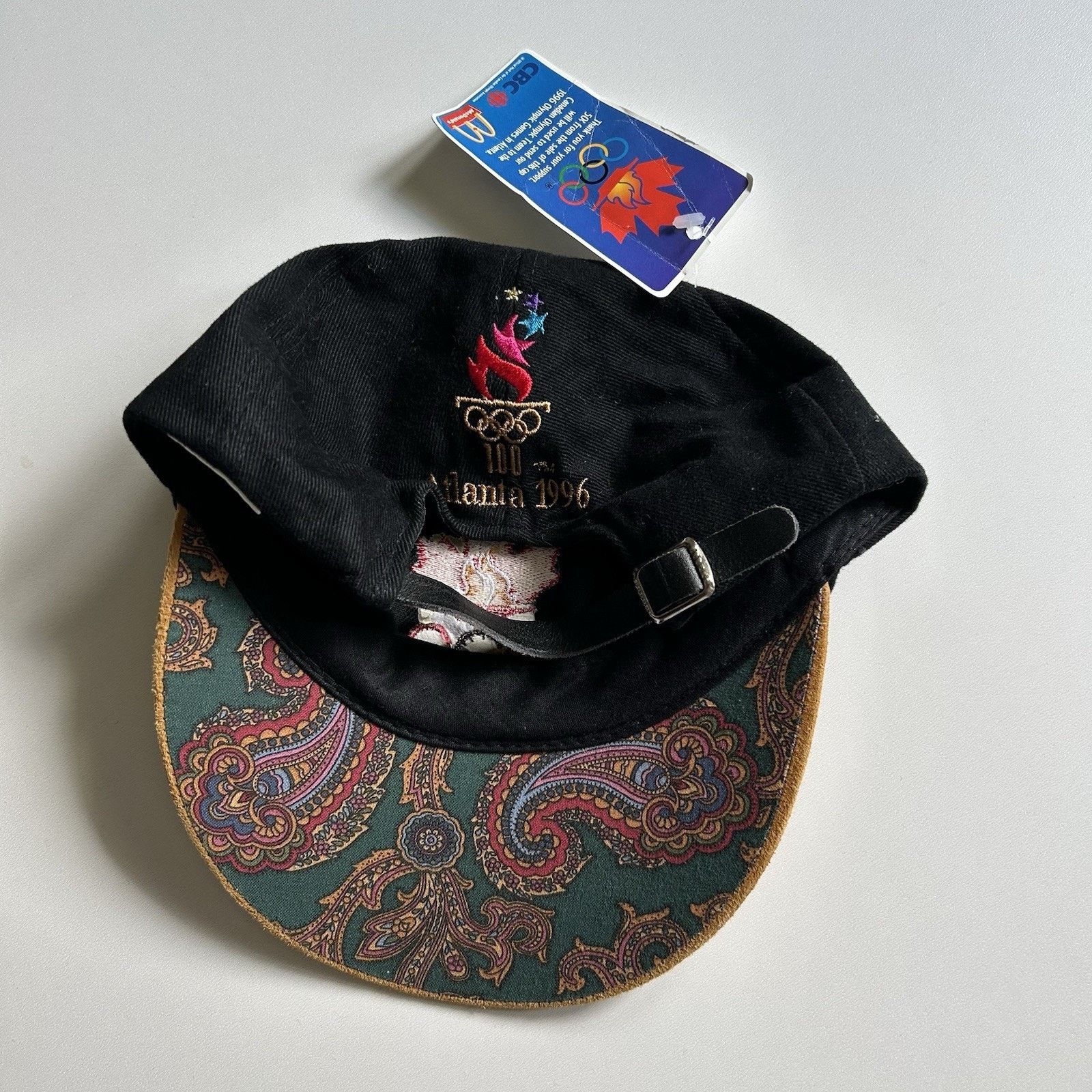 USA Olympics × Vintage Vintage 90s ATL Olympics Hat Strapback Hat Canada McDonald's Size ONE SIZE - 5 Thumbnail