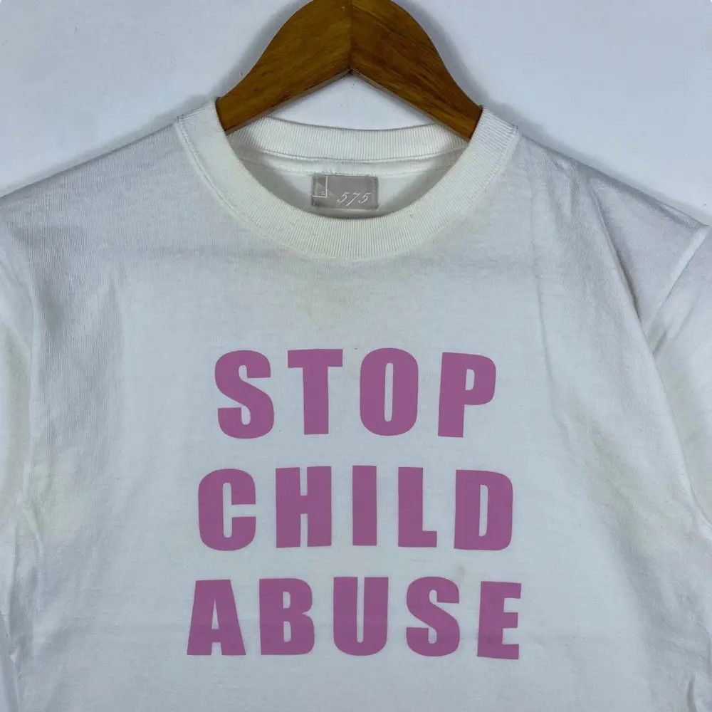 Other STOP CHILD ABUSE Campaign Graphic Tee Shirt Small Size Size US S / EU 44-46 / 1 - 2 Thumbnail