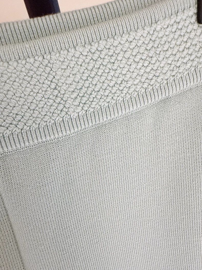 Loro Piana LORO PIANA Light blue wide leg knit trousers Size 25" / US 0 / IT 36 - 4 Thumbnail