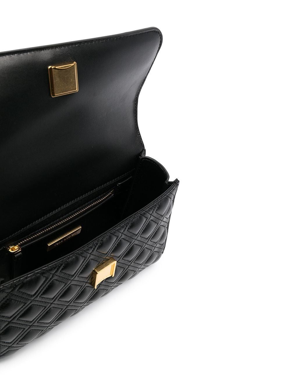 Tory Burch o1s22i1n1024 Size: OS / Small Fleming Bag in Black Size ONE SIZE - 5 Thumbnail