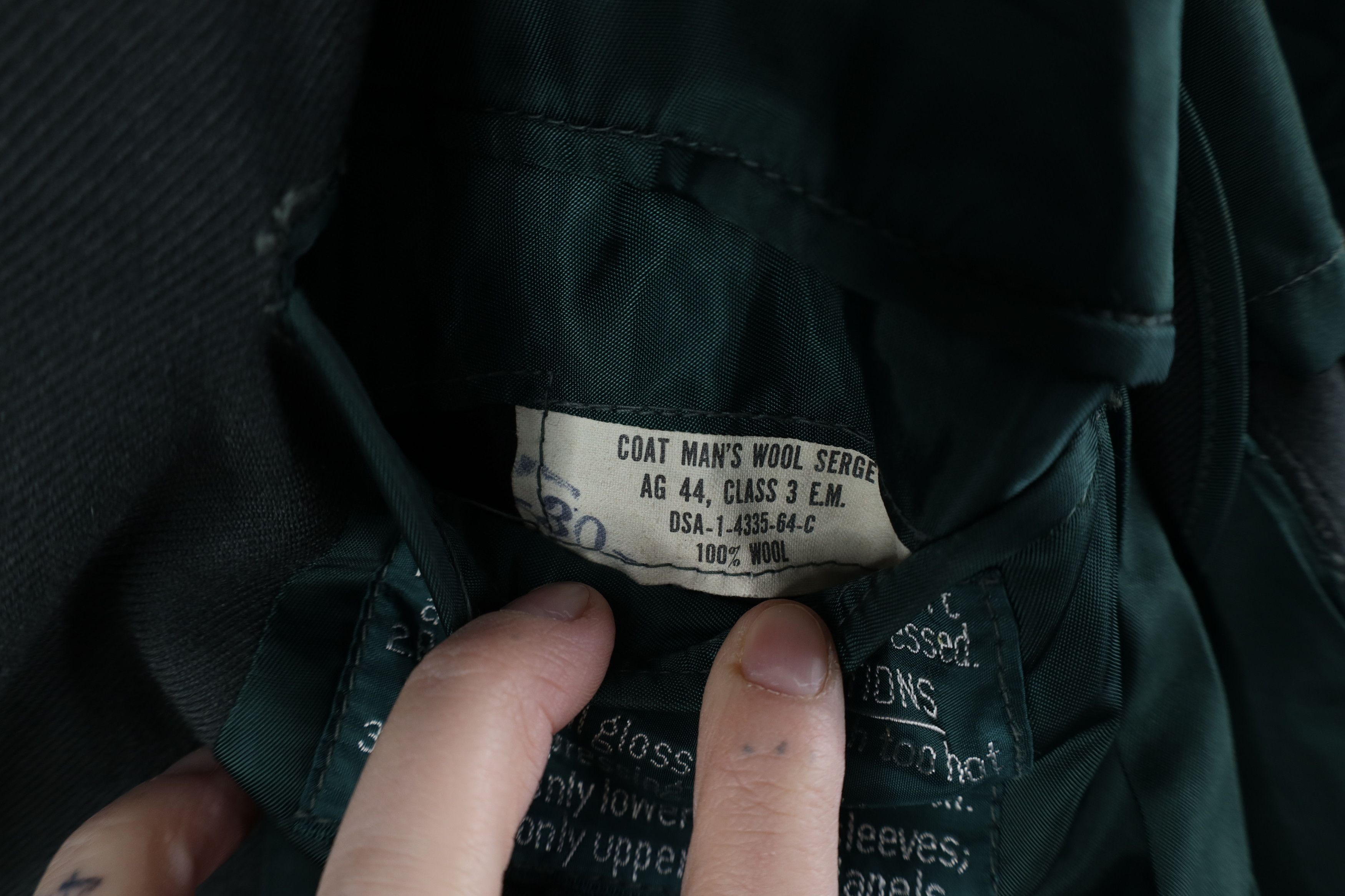 Vintage Vintage 60s Vietnam Era Class 3 Officer Jacket Green USA Size US L / EU 52-54 / 3 - 13 Thumbnail