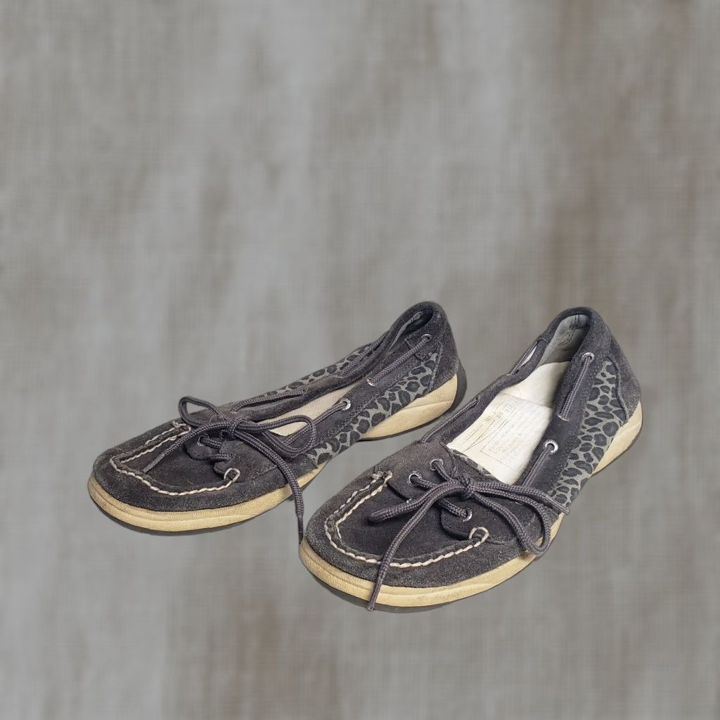 Sperry Sperry Top Sider Leather Animal Print Slip On Boat Shoes Women's 9.5 Size L / US 10 / IT 46 - 1 Thumbnail