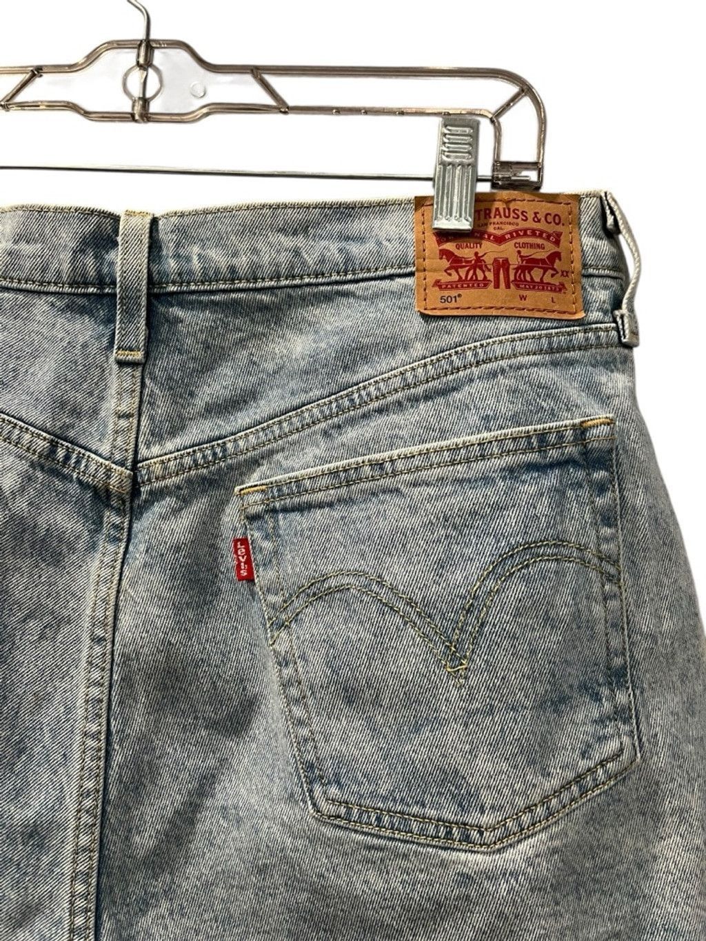 Levi's Levi Strauss 501 Denim Jean Shorts Size 34 Button Fly Blue Size 34" / US 12 / IT 48 - 9 Thumbnail