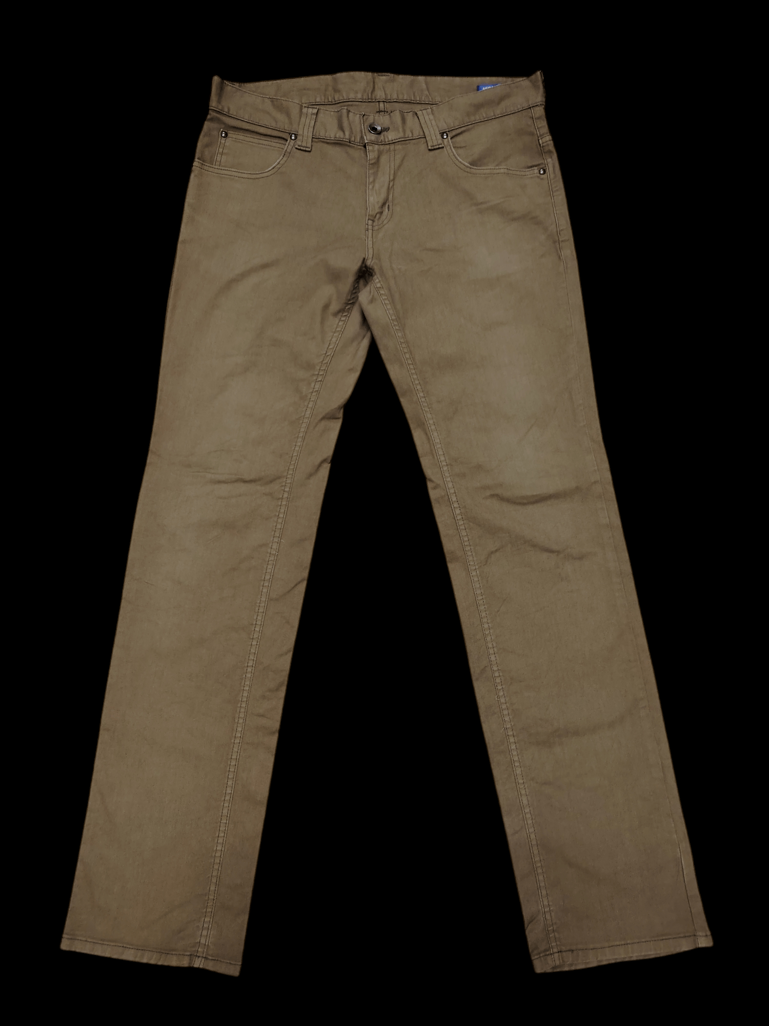 semanticdesign Semantic Design Buckleback Stretchable Brown Jeans Size US 34 / EU 50 - 2 Thumbnail