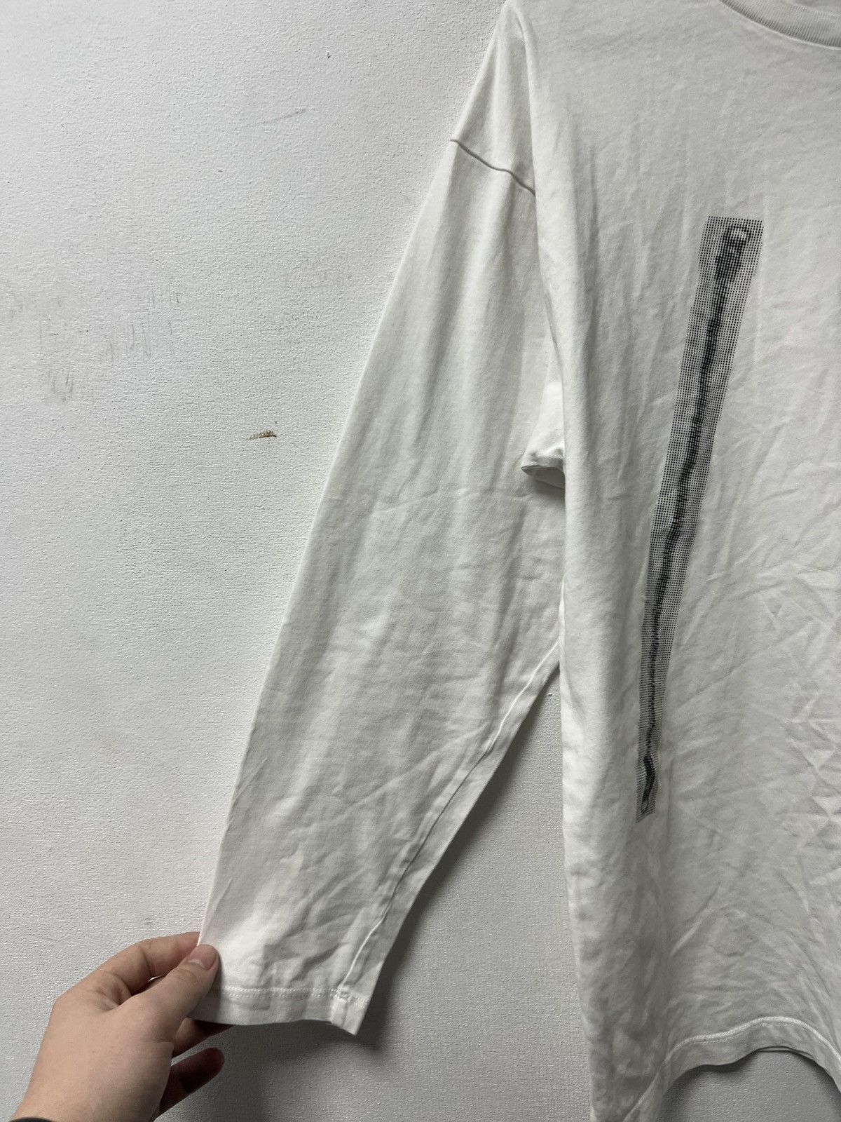 Maison Margiela Maison Margiela Longsleeve Mens White Big Logo Size S Size US S / EU 44-46 / 1 - 4 Thumbnail